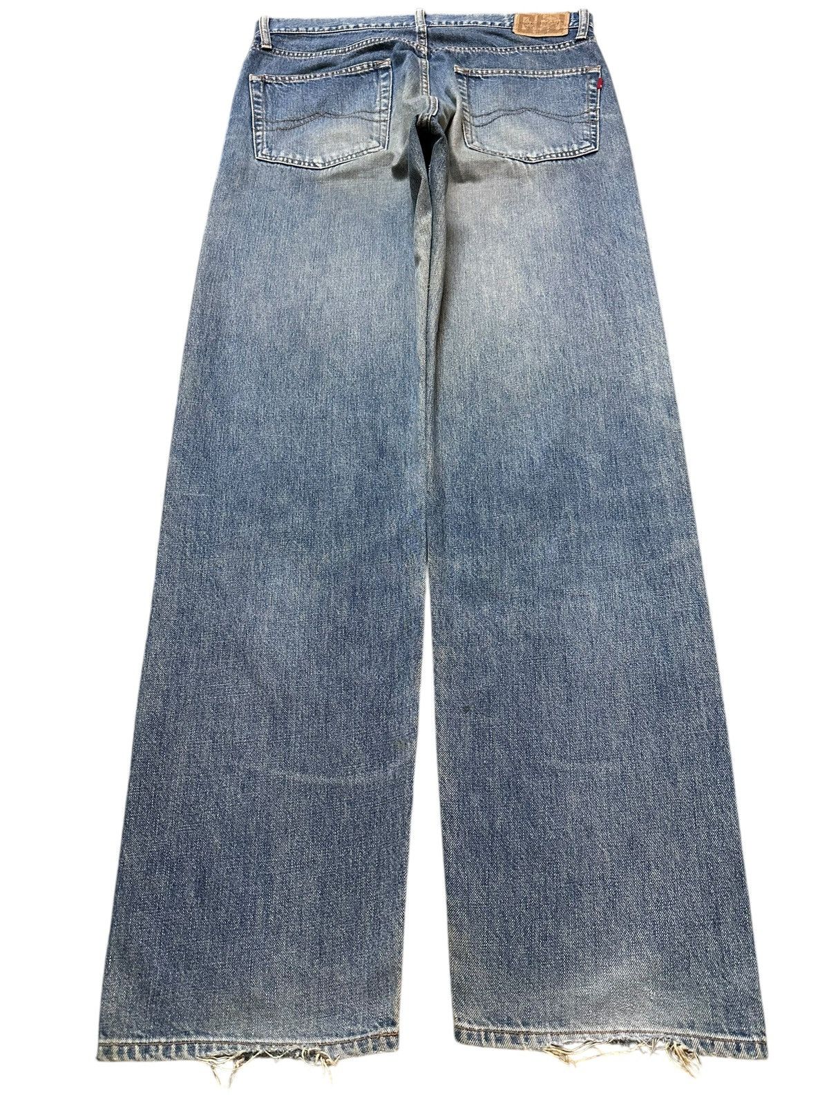 Japanese Brand Vintage Japanese Brand Faded Wash Distressed Baggy Jeans Size US 34 / EU 50 - 2 Thumbnail