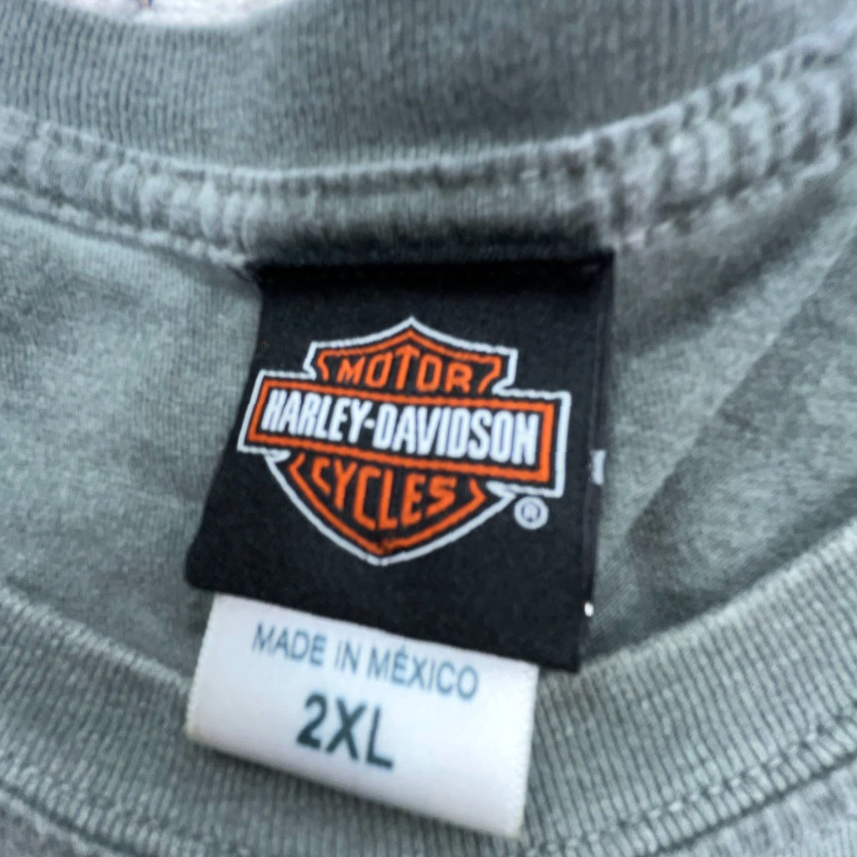 Harley Davidson Harley-Davidson Shirt Men 2XL Green Tee Graphic Print Vintage? No (adjusted for clarity) Size US XXL / EU 58 / 5 - 4 Thumbnail