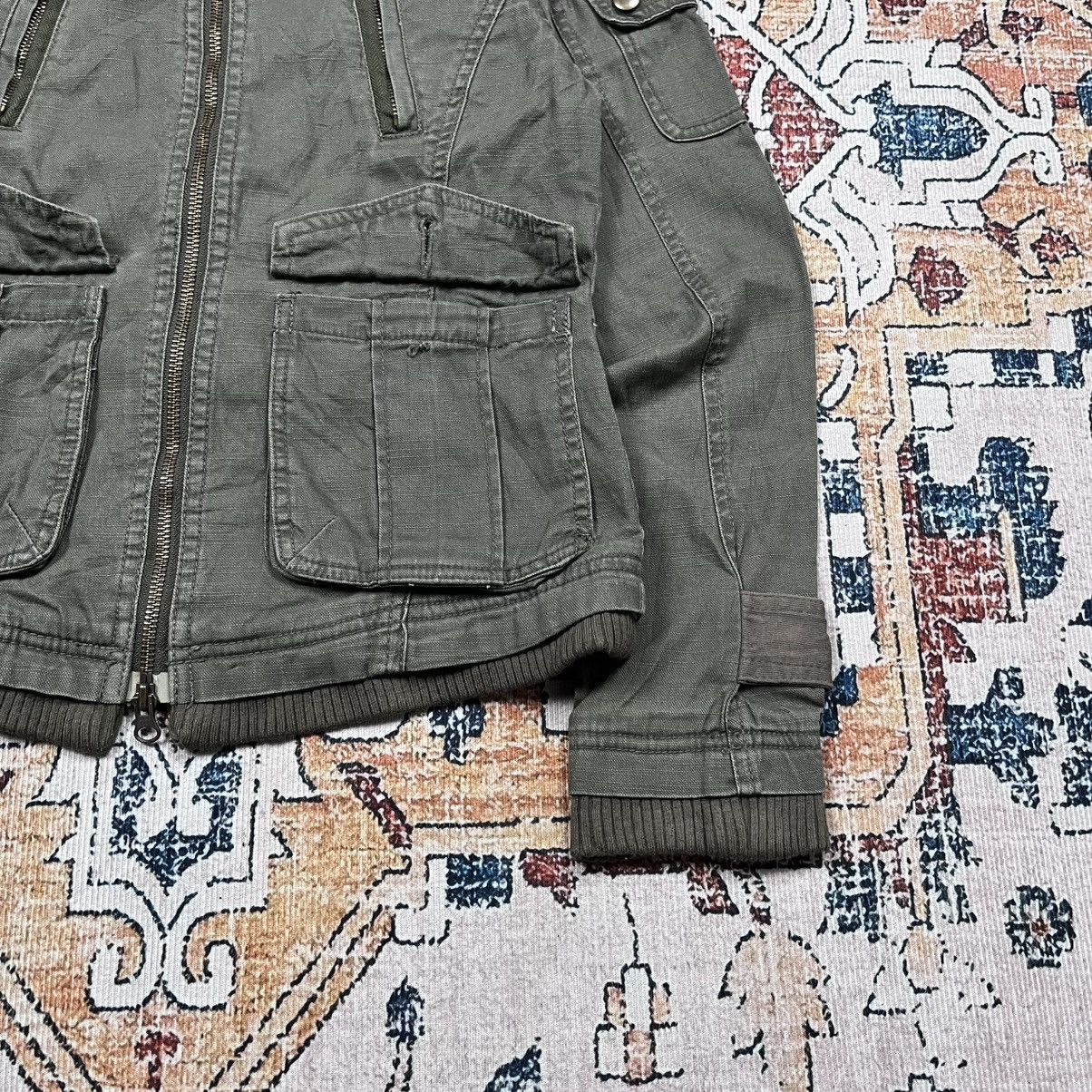 Japanese Brand Bono Jacket GOA Style Military Troop Back Number Size US S / EU 44-46 / 1 - 10 Thumbnail
