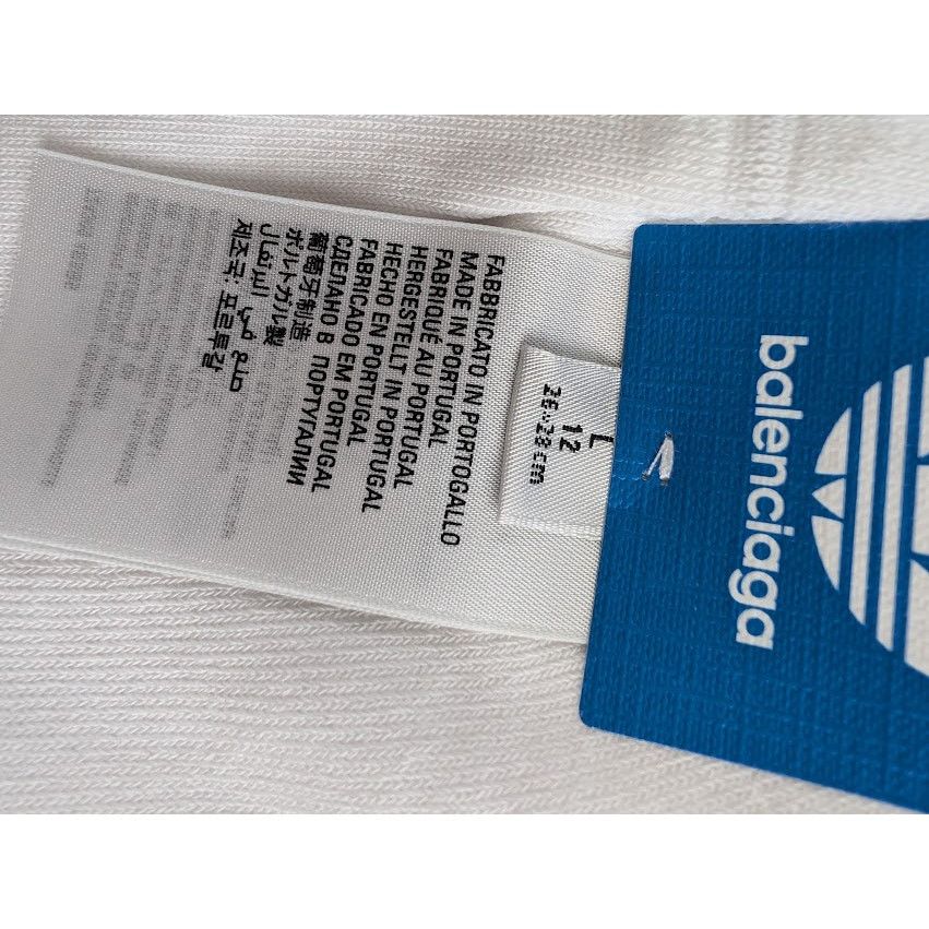 Adidas × Balenciaga o1rshd1 Size: L / Long Socks in White Size ONE SIZE - 6 Thumbnail