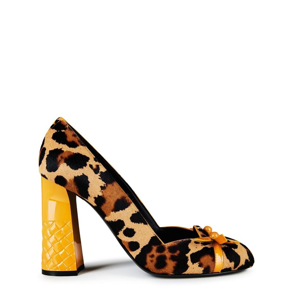Bottega Veneta Bottega Veneta Block Heel High Heel Slip On Pumps in Multi Size US 7 / IT 37 - 4 Thumbnail