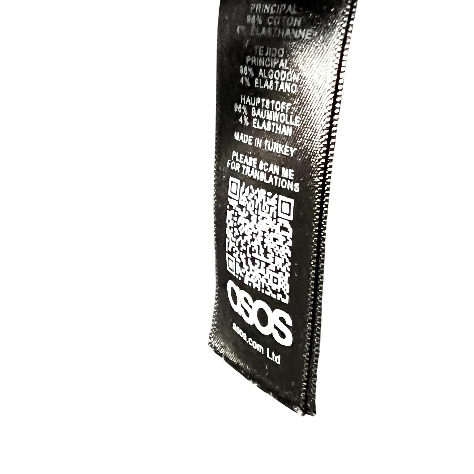 Asos Men's Asos Black Sequin Collar Festive Holiday Polo - L Size US L / EU 52-54 / 3 - 4 Thumbnail