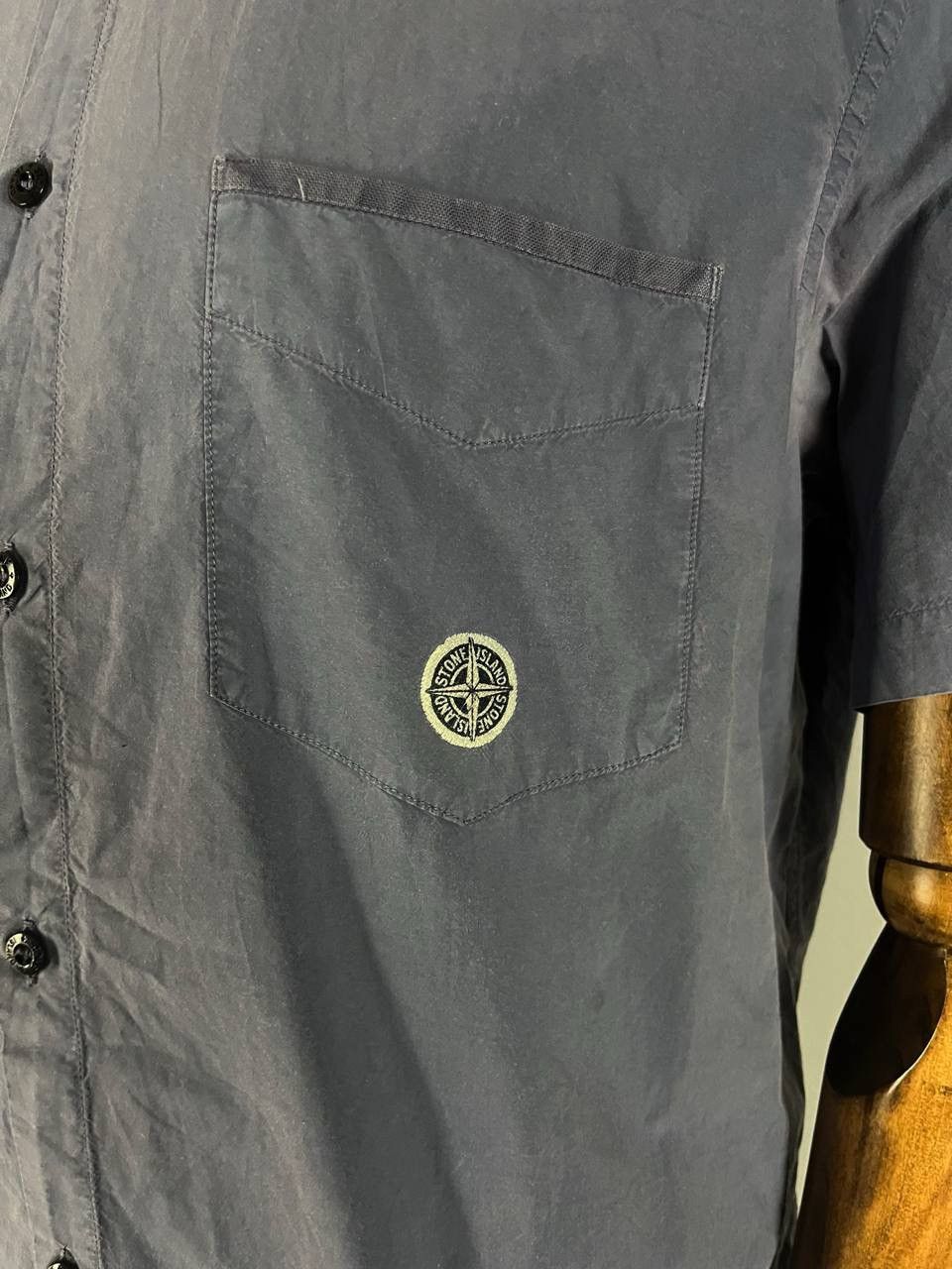 Stone Island Stone Island Shirt Navy Size US XXL / EU 58 / 5 - 4 Thumbnail
