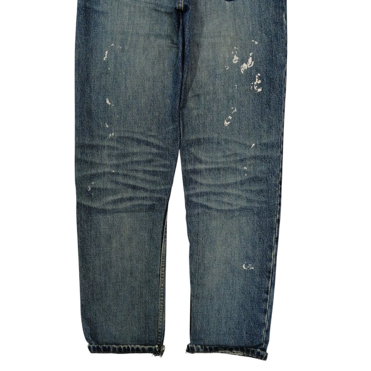 Helmut Lang Vintage Y2K Helmut Lang Paint Splatter Classic Cut Jeans Size US 29 - 5 Thumbnail