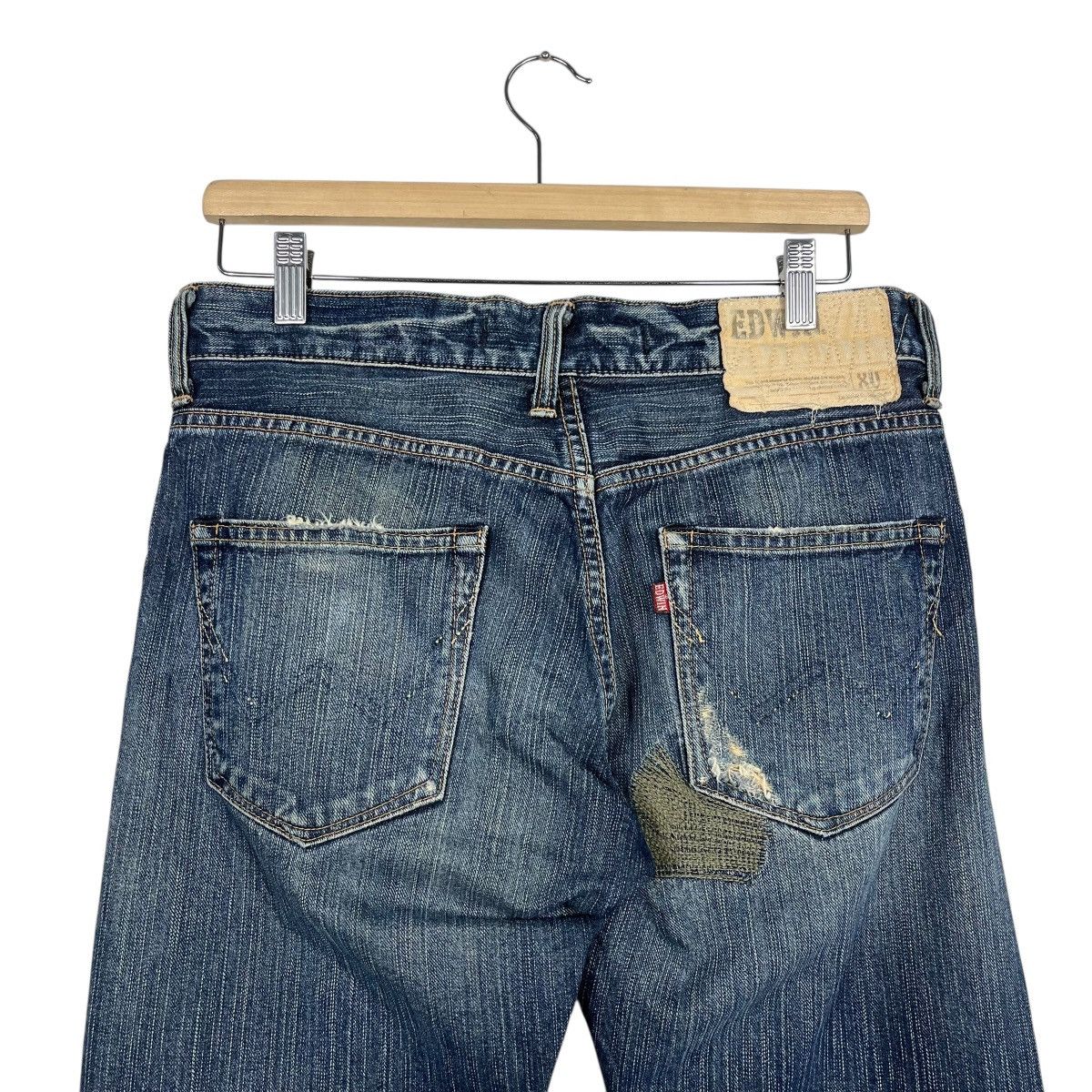 Edwin Vintage Exclusive Model Sashiko Denim Jeans Size US 30 / EU 46 - 6 Thumbnail