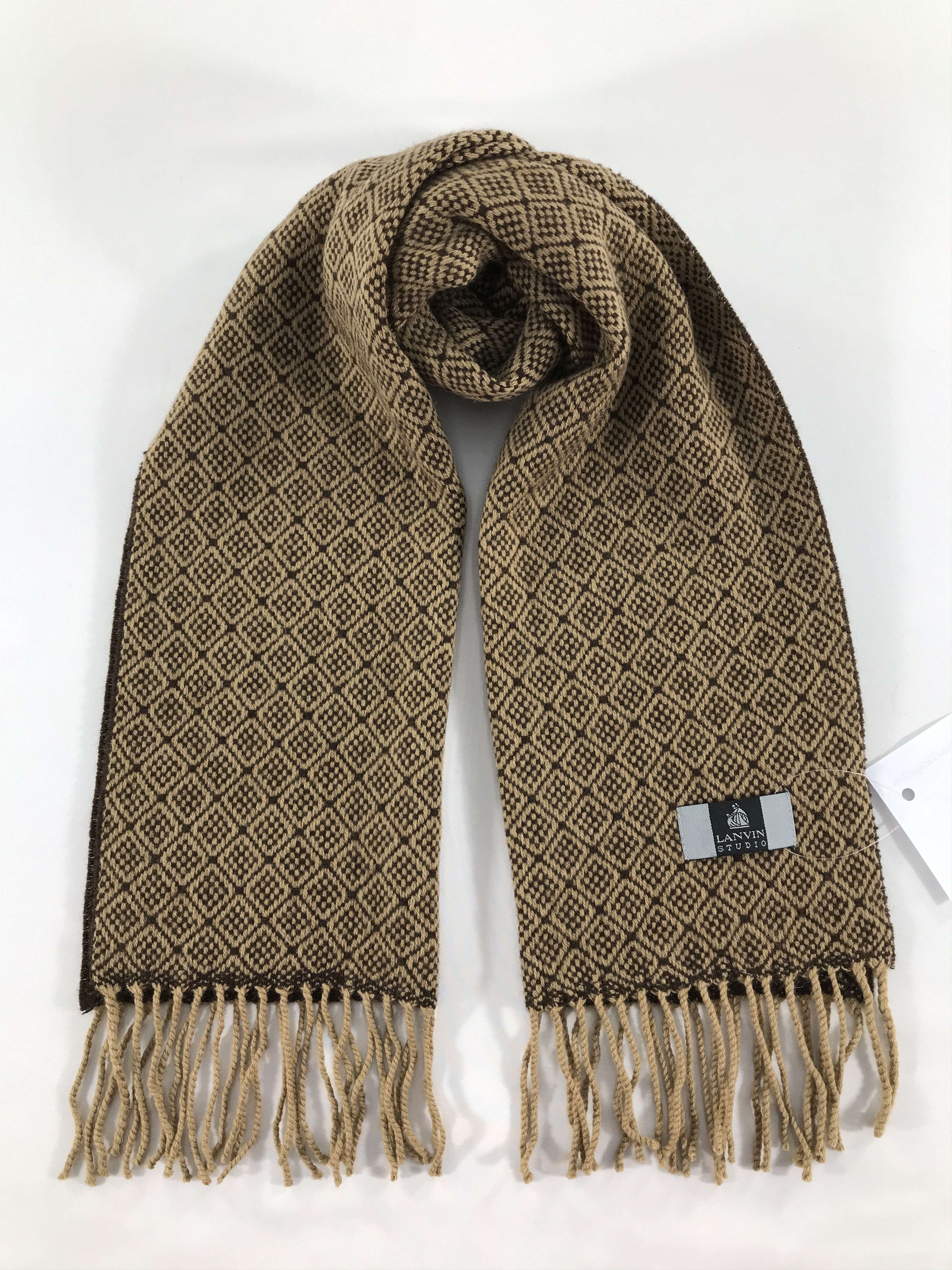 Lanvin Vintage Lanvin Scarf/Muffler/Neckwear MF1414 Size ONE SIZE - 1 Thumbnail