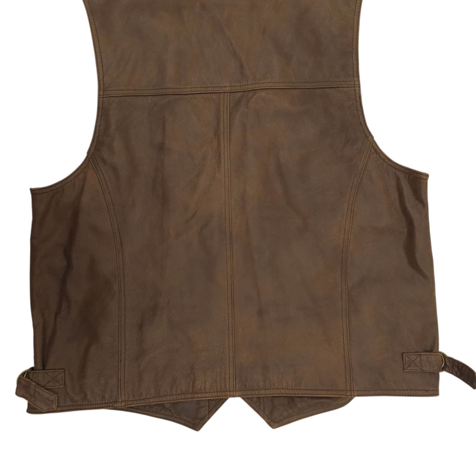 Marlboro Marlboro Miles Leather Vest Mens L Vintage Western Biker Size US L / EU 52-54 / 3 - 12 Thumbnail