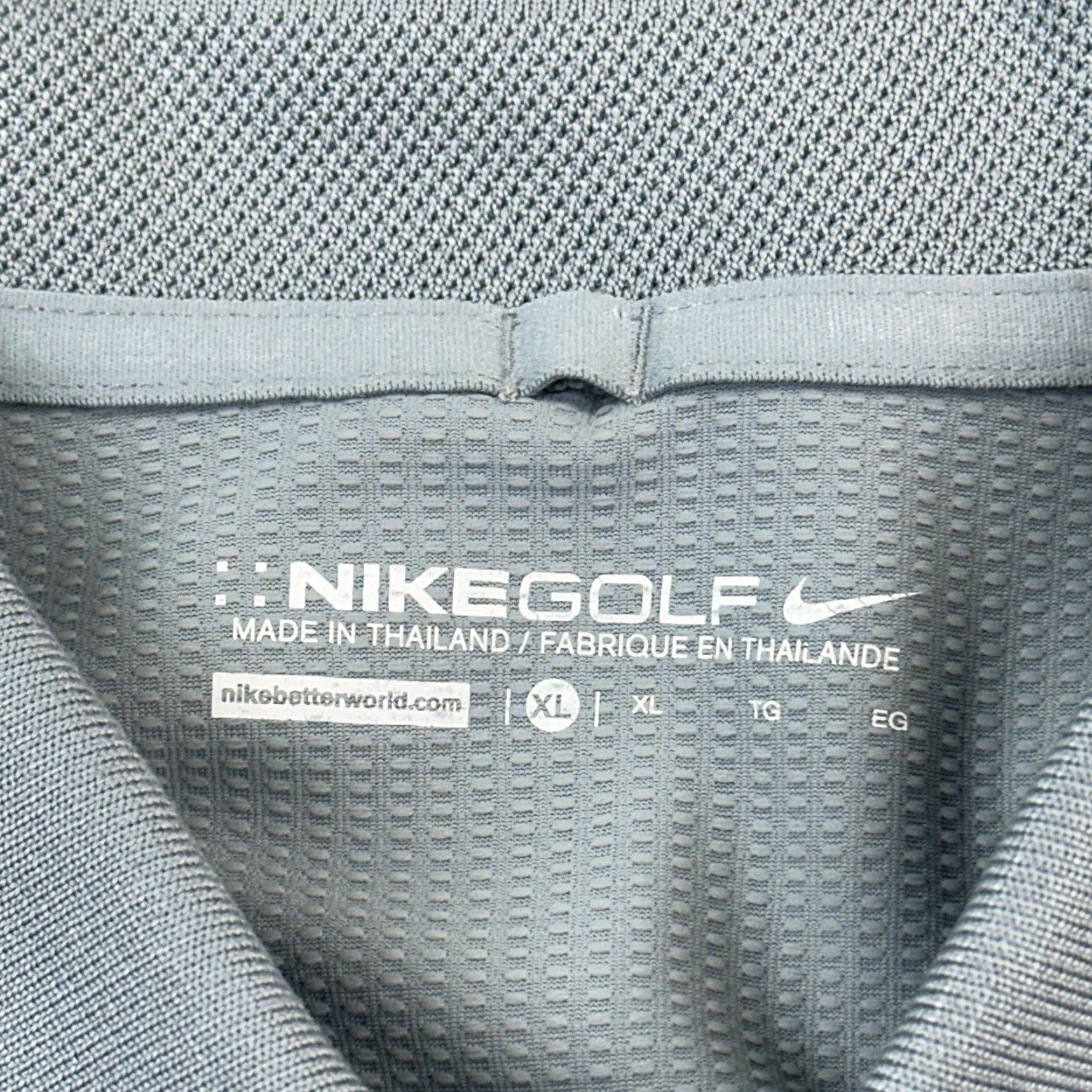 Nike Nike Golf Polo Shirt Mens XL Gray Lightweight Hound Ears Club Embroidered Logo Polo Shirt Mens XL Gray Lightweight Nike Golf Embroidered Logo Size US XL / EU 56 / 4 - 4 Thumbnail