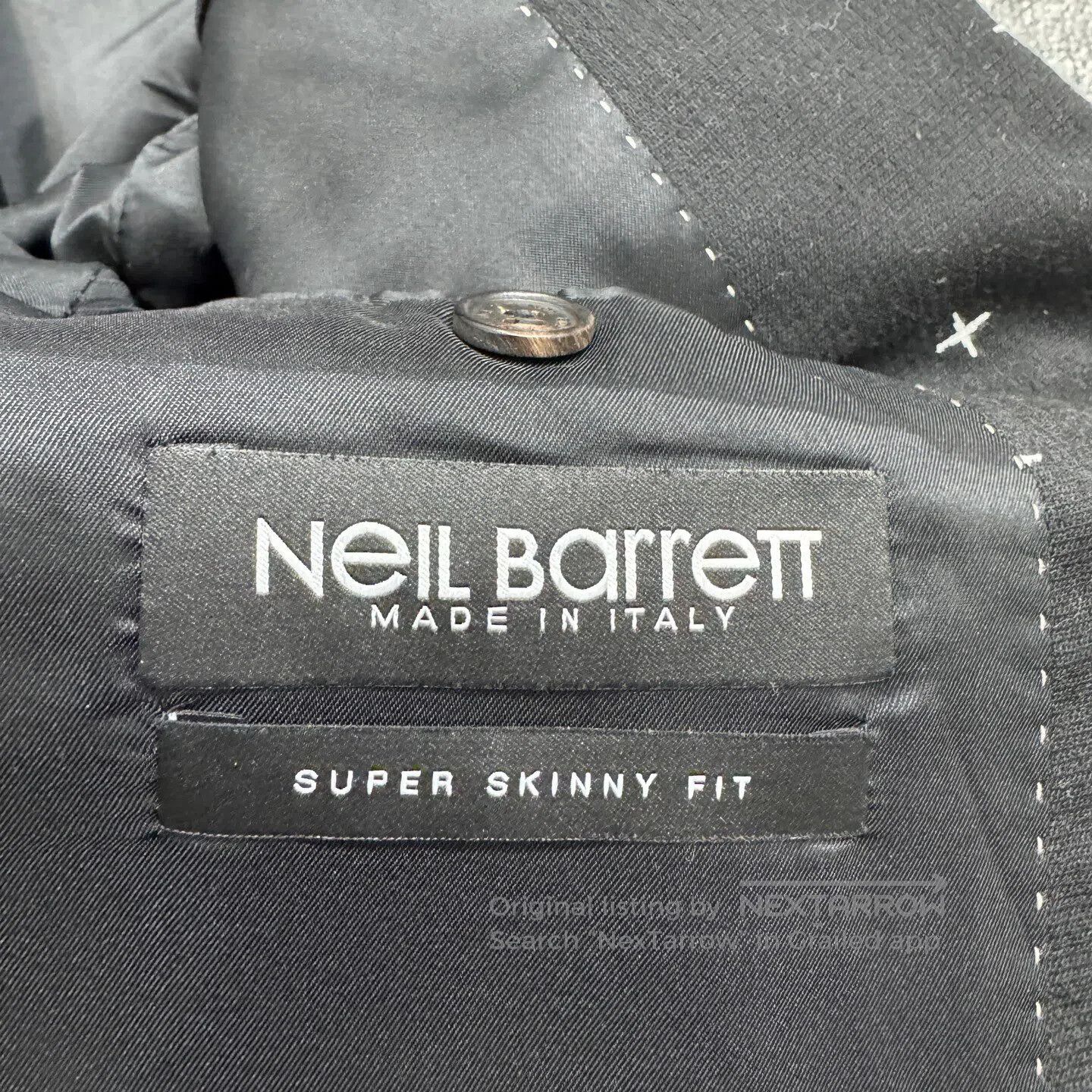 Neil Barrett Neil Barrett A wool suit jacket embroidered with stars all Size 48R - 3 Thumbnail