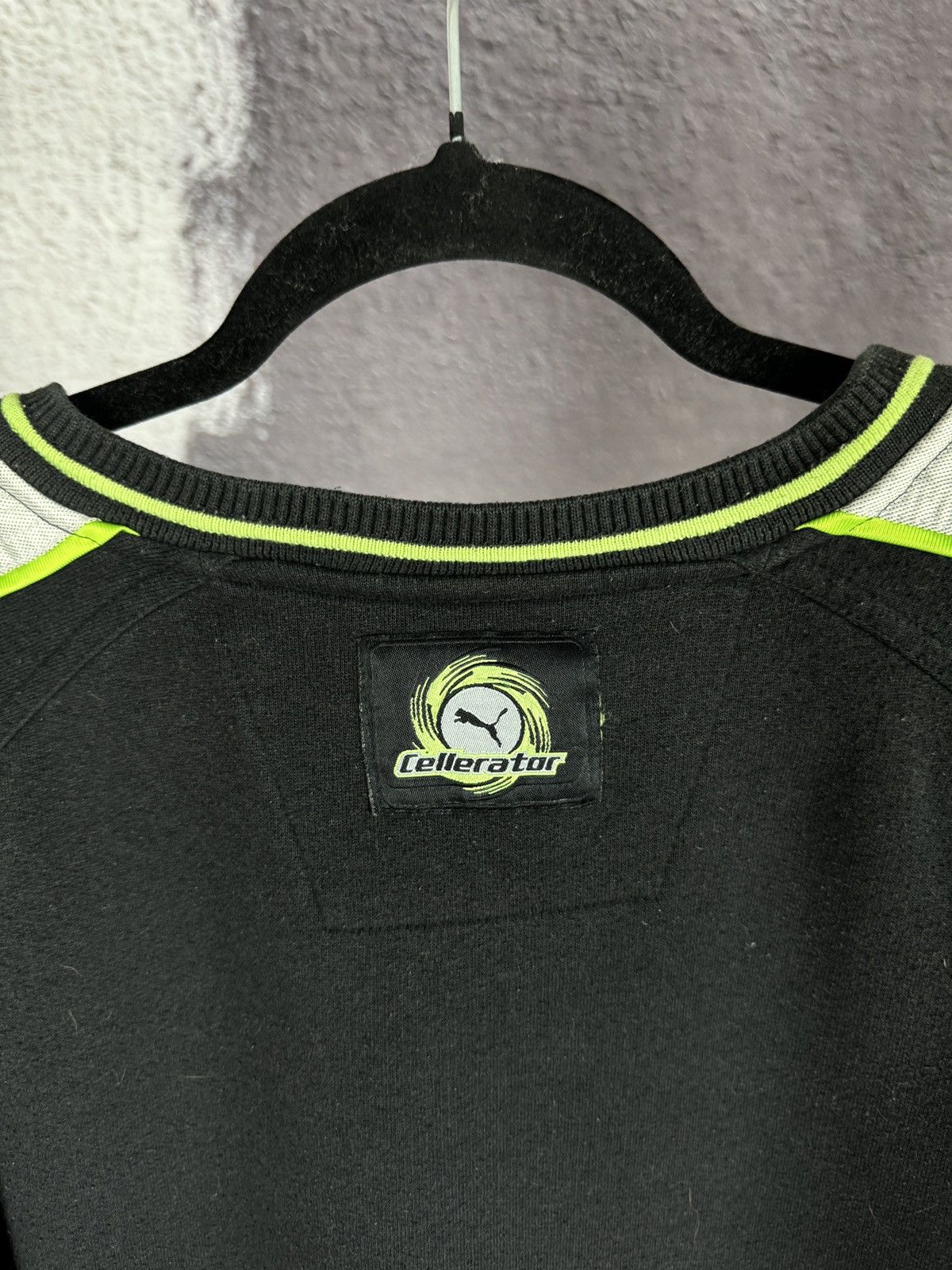 Puma Puma vintage 90s big logo stripes sweatshirt Size US XL / EU 56 / 4 - 11 Thumbnail