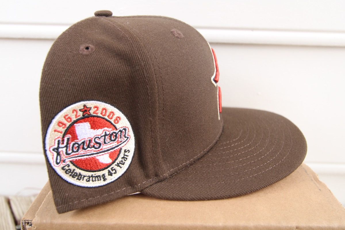 Hat Club × MLB × New Era 7 1/2 New Era Houston Astros Exclusive Fitted Size ONE SIZE - 2 Thumbnail