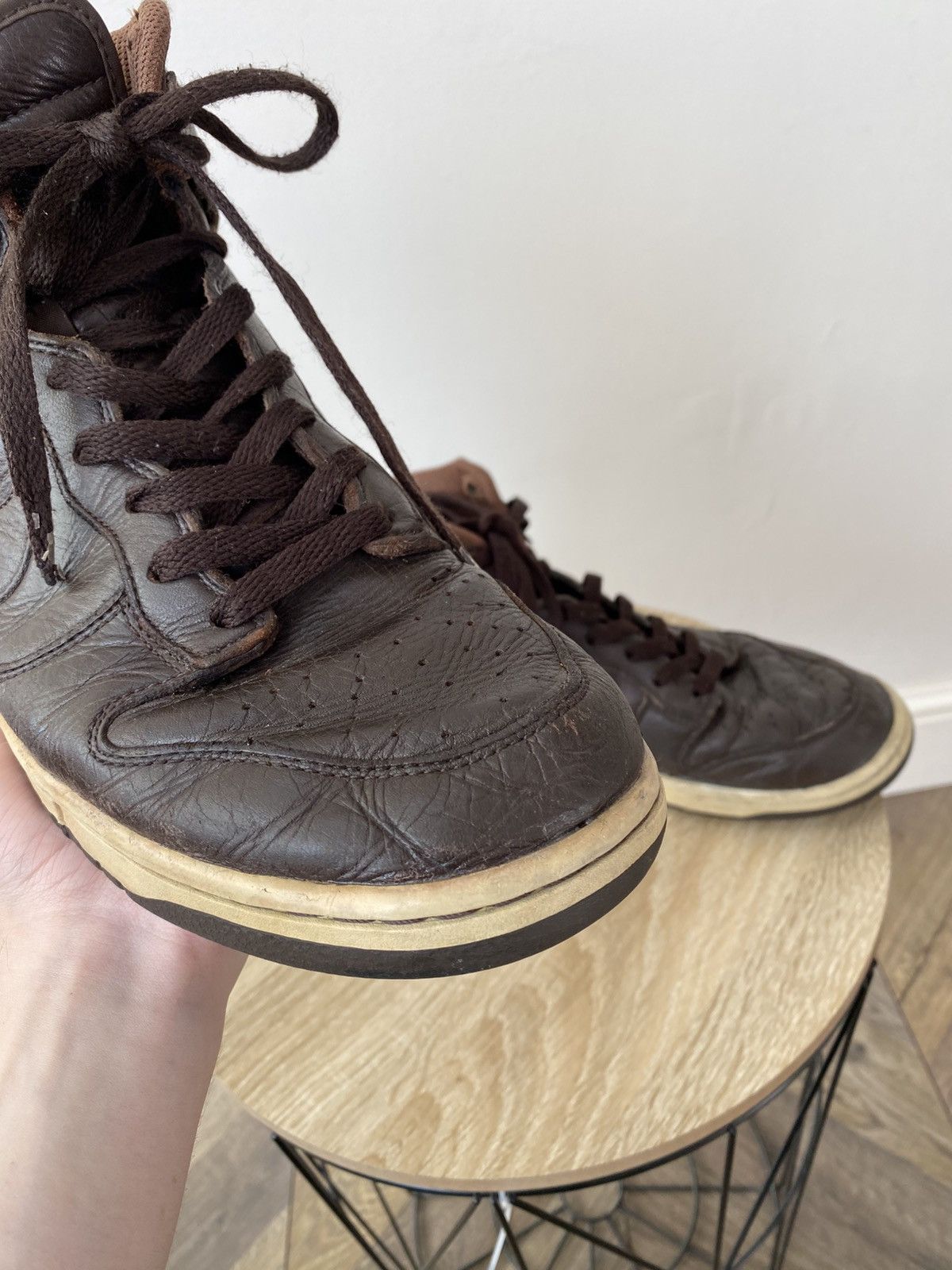 Nike Vintage Nike Dunk High Premium 312786 222 Size US 10.5 / EU 43-44 - 6 Thumbnail
