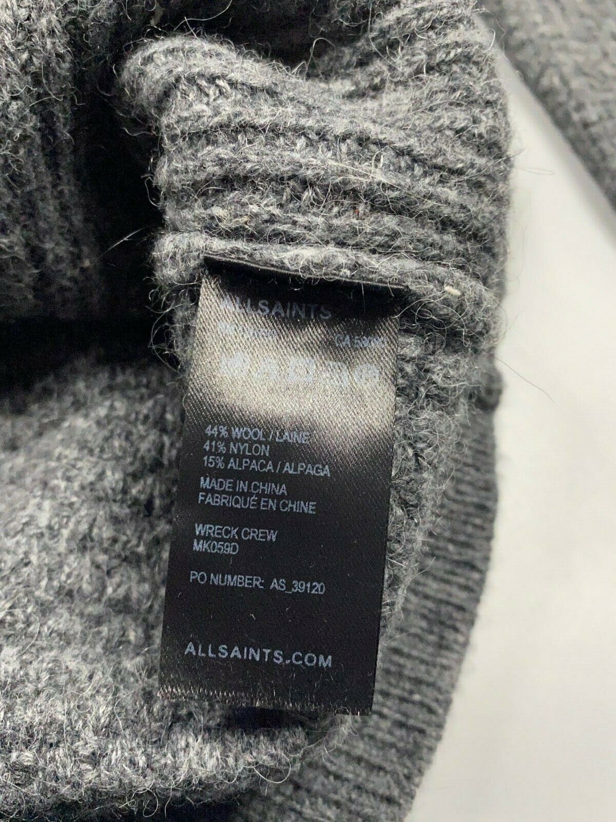 Allsaints AllSaints wreck crew sweater Size US XS / EU 42 / 0 - 5 Thumbnail