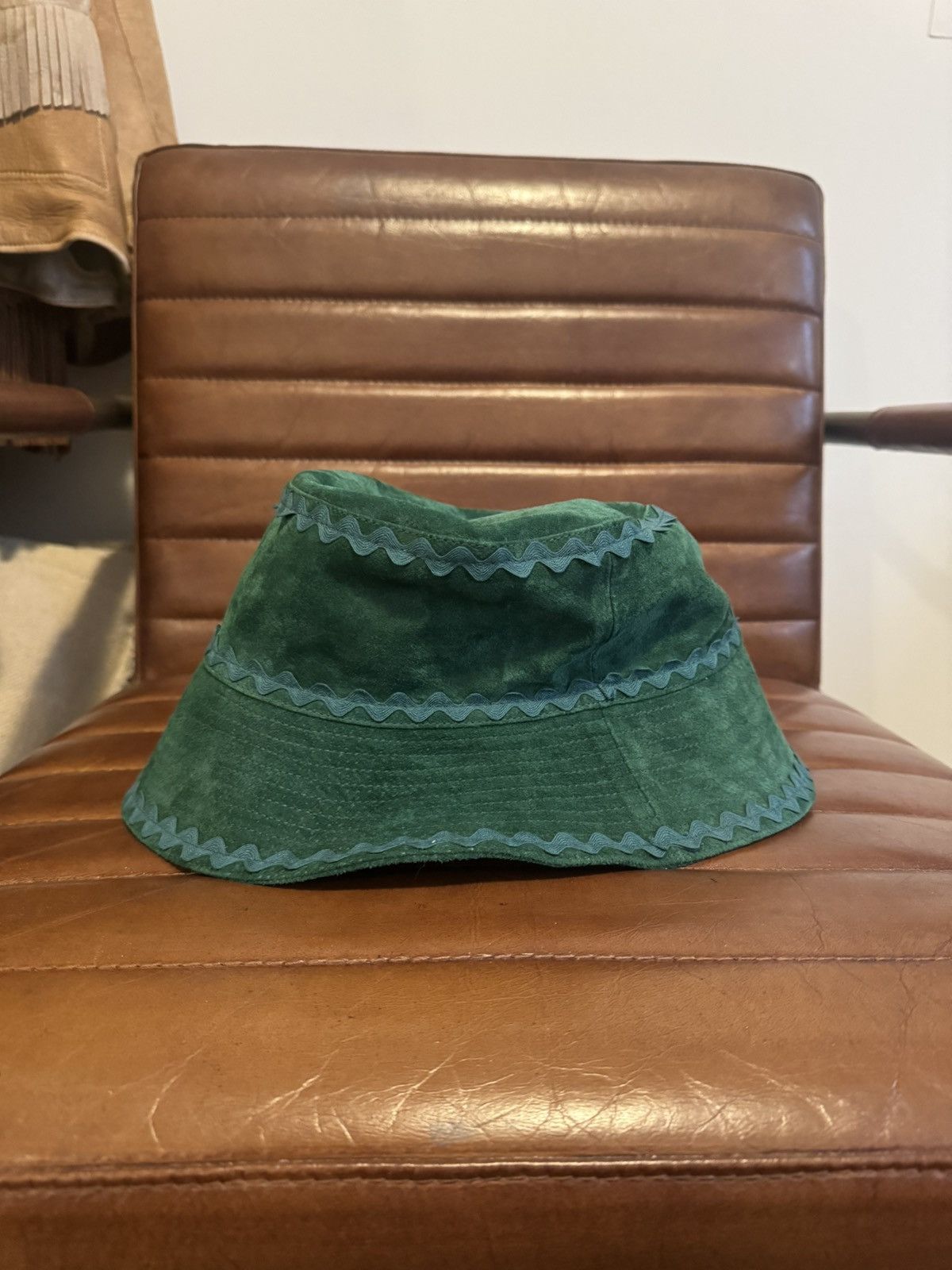 帽子 Bode Suede Rickrack Hat Bode Suede Rickrack Hat