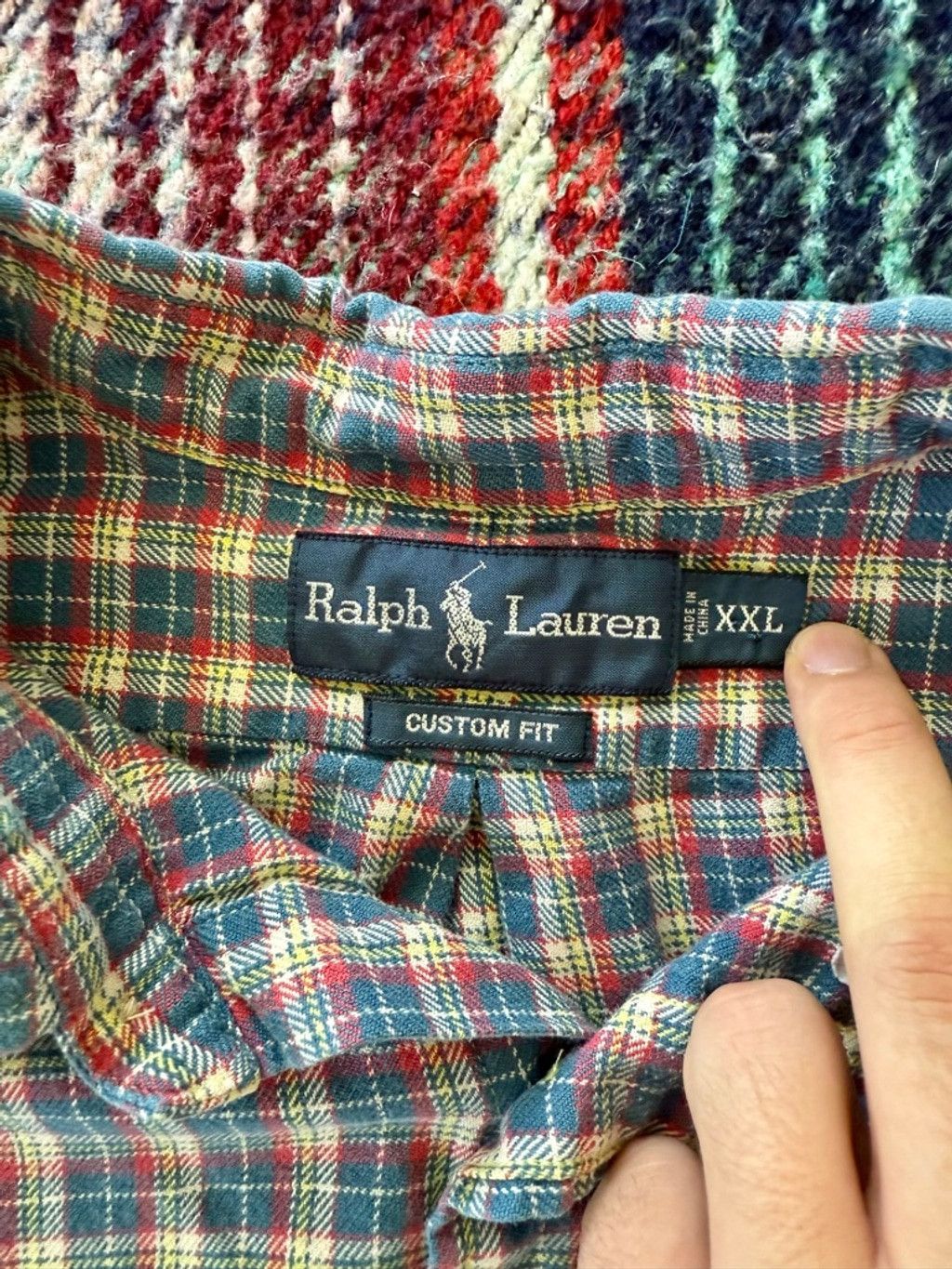 Ralph Lauren -90s Ralph Lauren Teal/Yellow/Red Plaid Flannel XXL Size US XXL / EU 58 / 5 - 4 Thumbnail