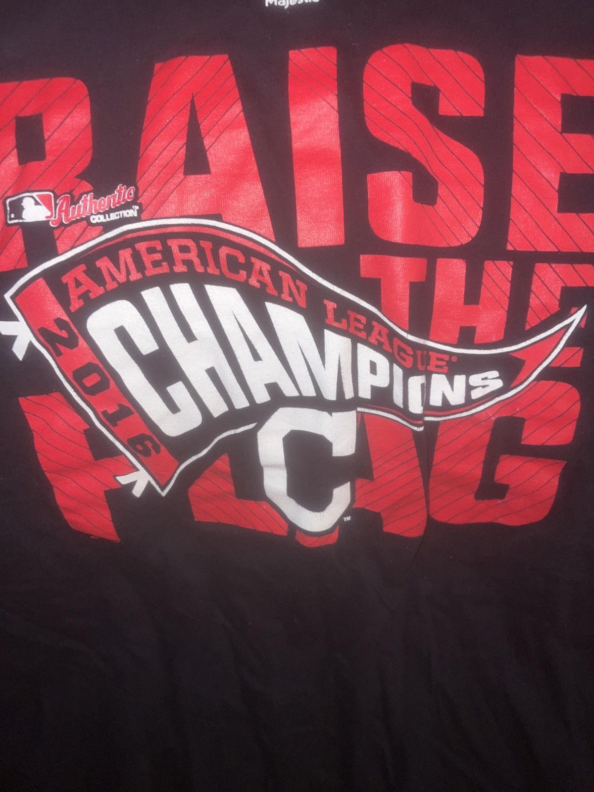 Majestic Majestic MLB Guardians 2016 AL Champs Raise The Flag Tee Size US XXL / EU 58 / 5 - 3 Thumbnail