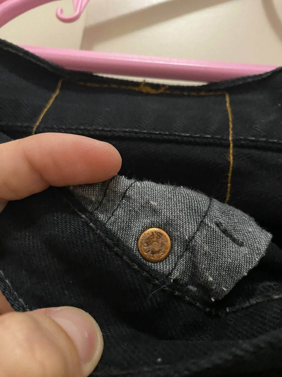 Levi's × Vintage Vintage Levi's 501 Jeans Distressed Faded Black Denim Size US 32 / EU 48 - 8 Thumbnail