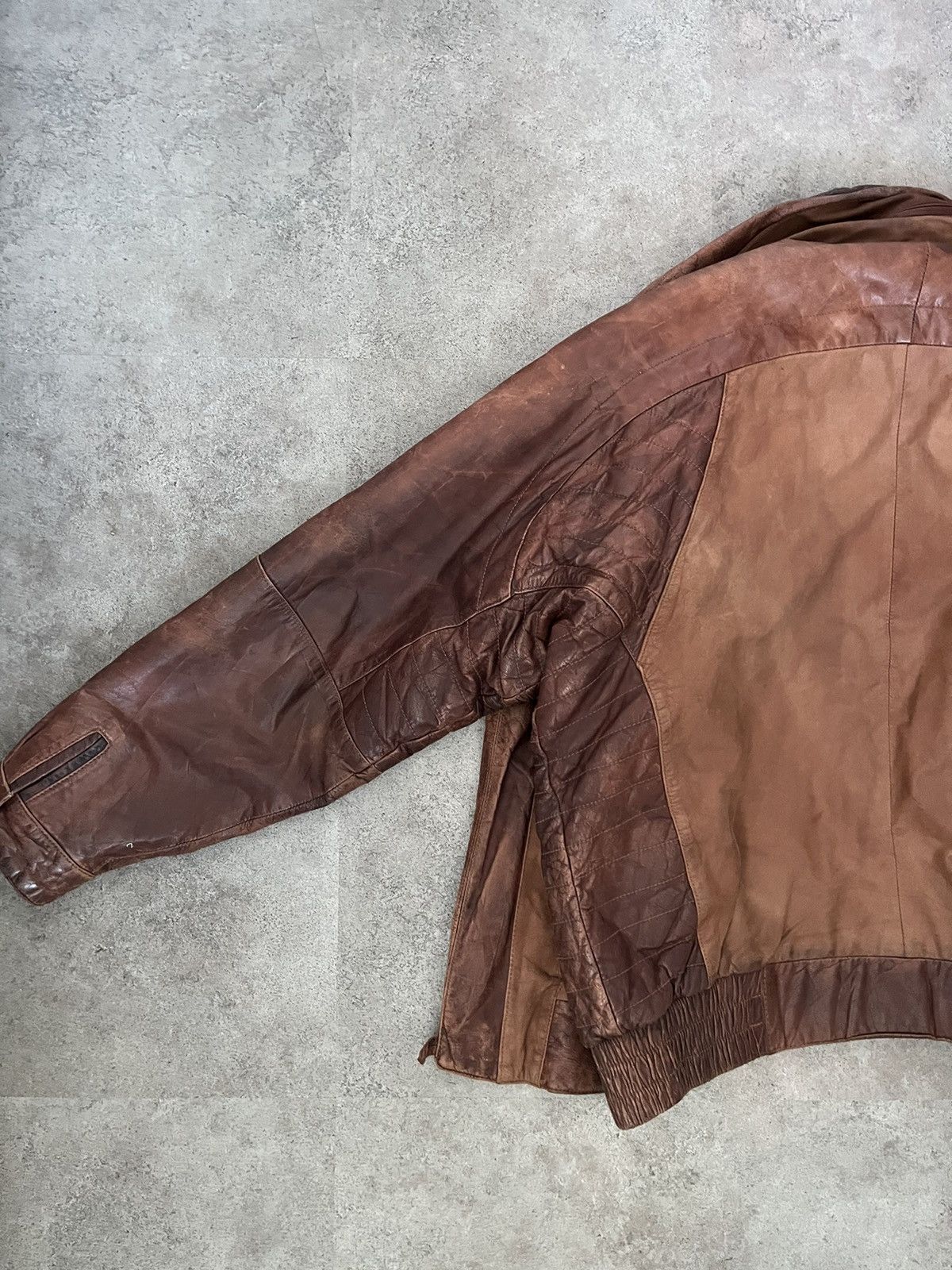 Vintage Leather Jacket Trapper vintage Avant Garde Size US L / EU 52-54 / 3 - 13 Thumbnail