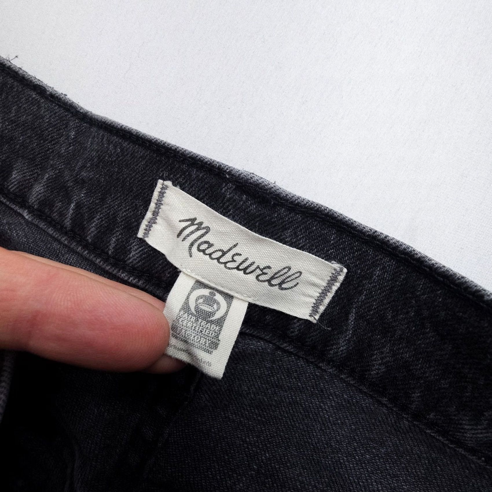 Madewell Madewell Jeans Women 26 Black Denim 5-Pocket Stretch Straight Vintage? No (Vintage: No) High Rise 29 Inseam Size 26" / US 2 / IT 38 - 3 Thumbnail