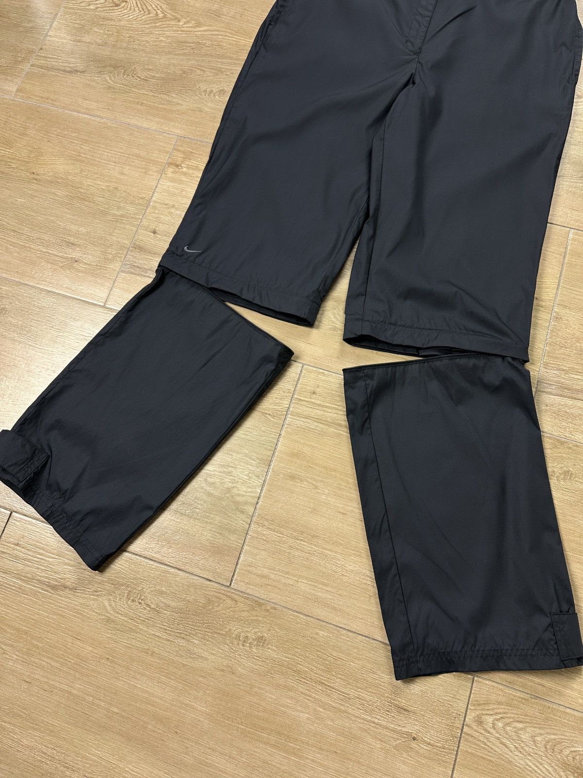 Nike × Vintage Vintage Y2K Nike Clima-Fit 2 in 1 Women’s Nylon Track Pants Size 32" / US 10 / IT 46 - 4 Thumbnail