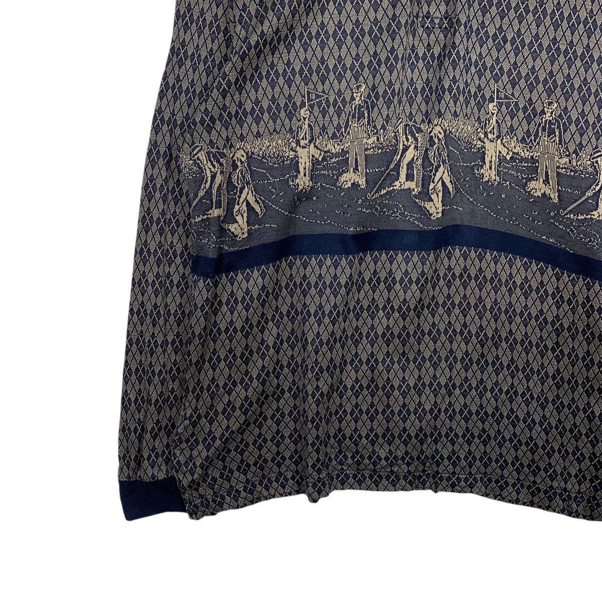Vintage RITRATTO GOLF Overprint Long Sleeve Polos #1562-C70 Size US L / EU 52-54 / 3 - 3 Thumbnail
