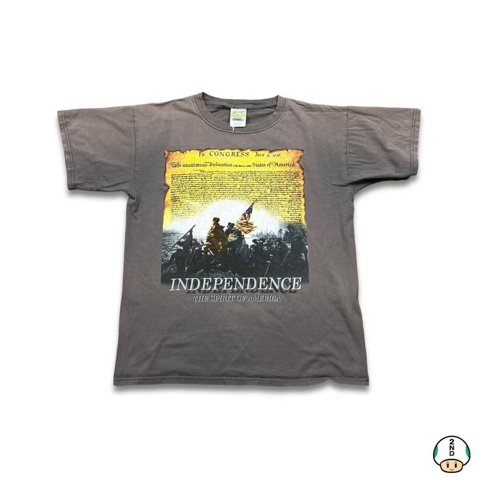 Vintage Vintage Y2K American Independence Day T Shirt Graphic Tee Size US L / EU 52-54 / 3 - 1 Thumbnail