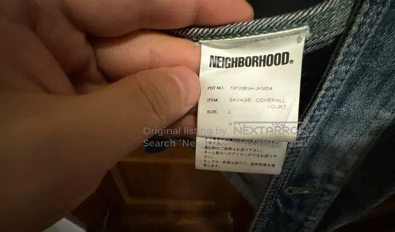 Neighborhood Neighborhood Railroad Denim Jacket, Size L Size US L / EU 52-54 / 3 - 5 Thumbnail