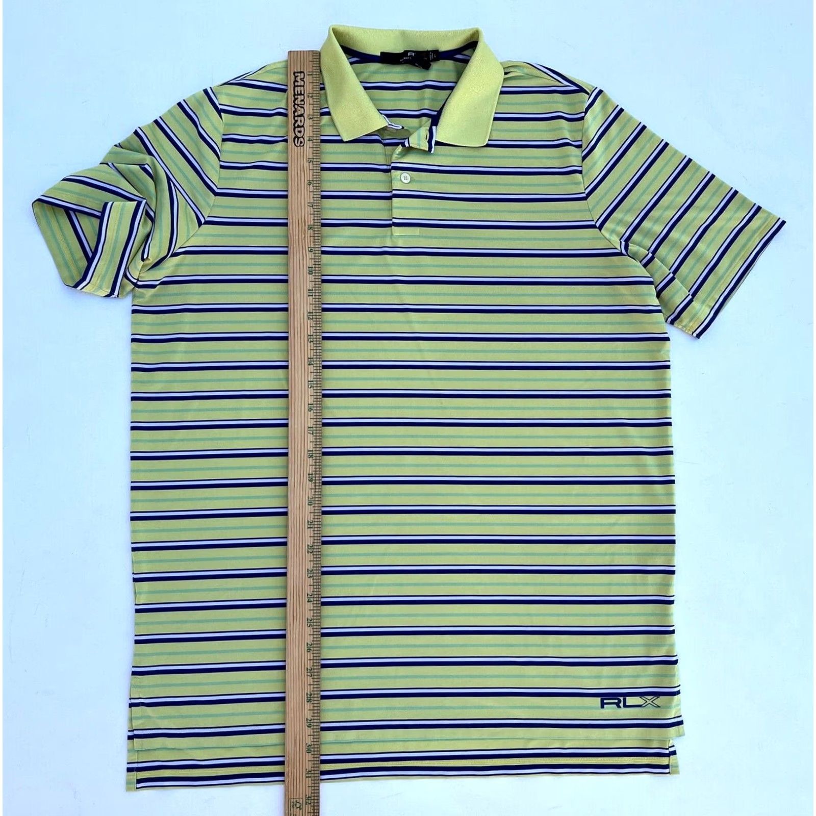 Ralph Lauren Ralph Lauren RLX Polo Shirt Stripes Men's Large Green Polo Shirt Size US L / EU 52-54 / 3 - 7 Thumbnail