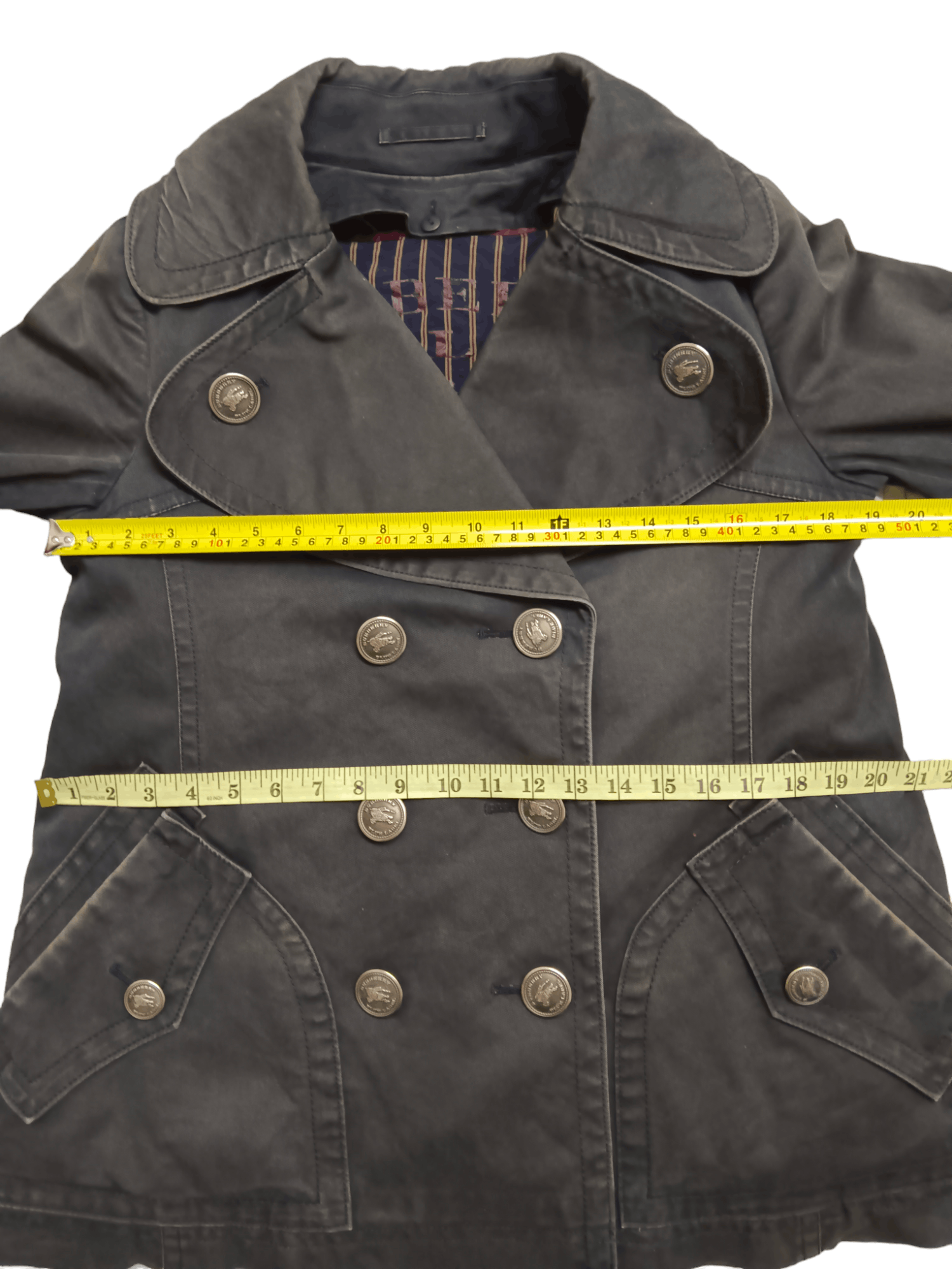 Burberry Vintage Burberry Double-Breasted Trench Coat Size M / US 6-8 / IT 42-44 - 22 Thumbnail
