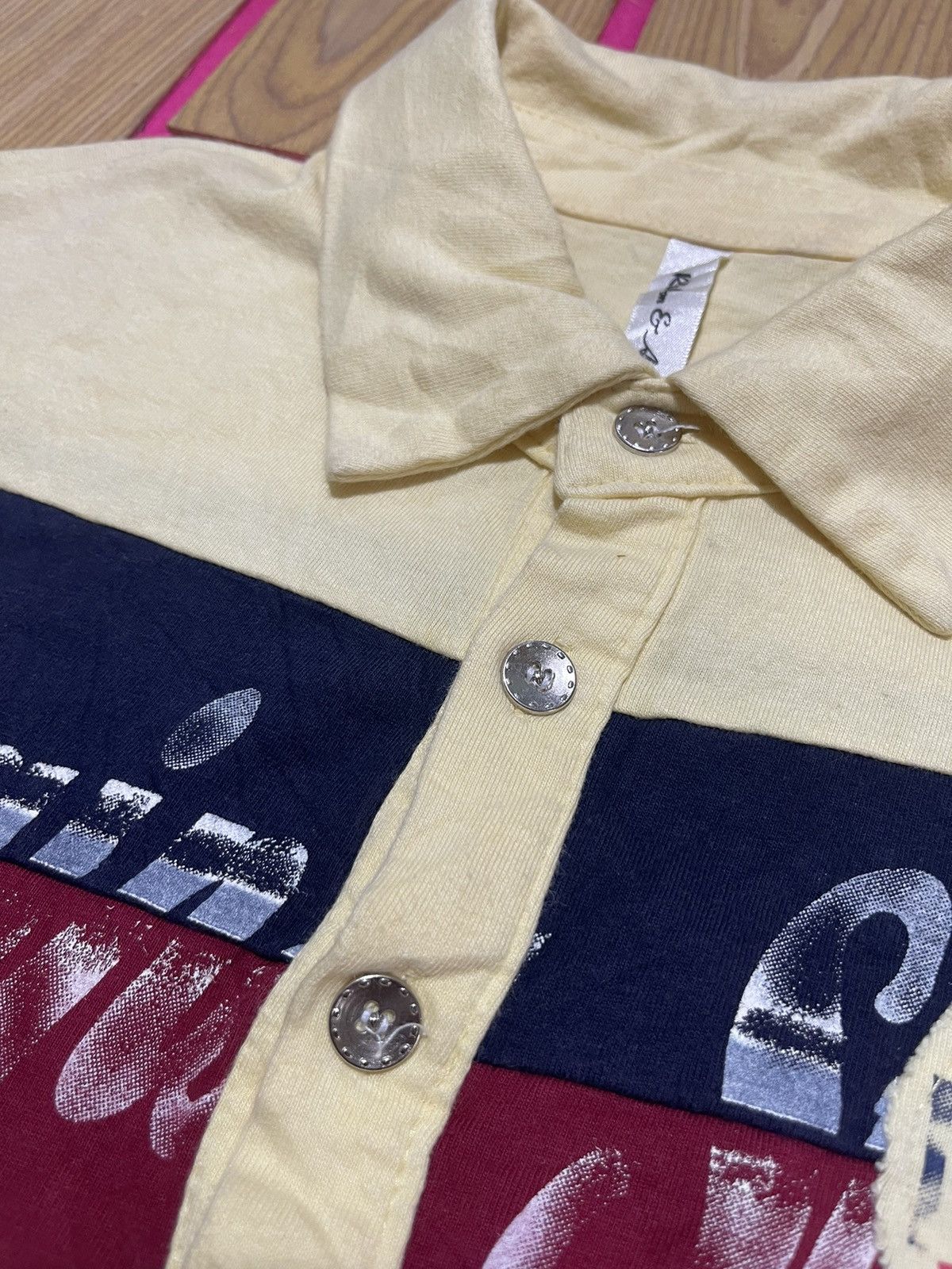 If Six Was Nine Y2K RIBBON & AUDI polo short tshirt Size US M / EU 48-50 / 2 - 4 Thumbnail