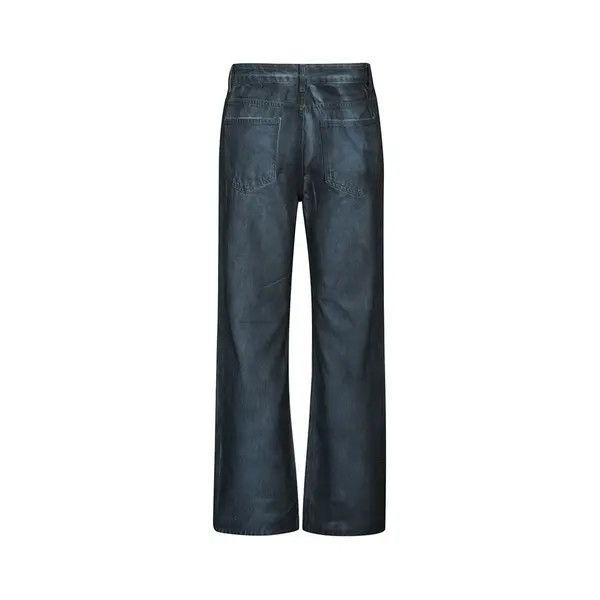 Vintage Men's punk snake print distressed heavy spray-dyed jeans Size US 32 / EU 48 - 2 Thumbnail