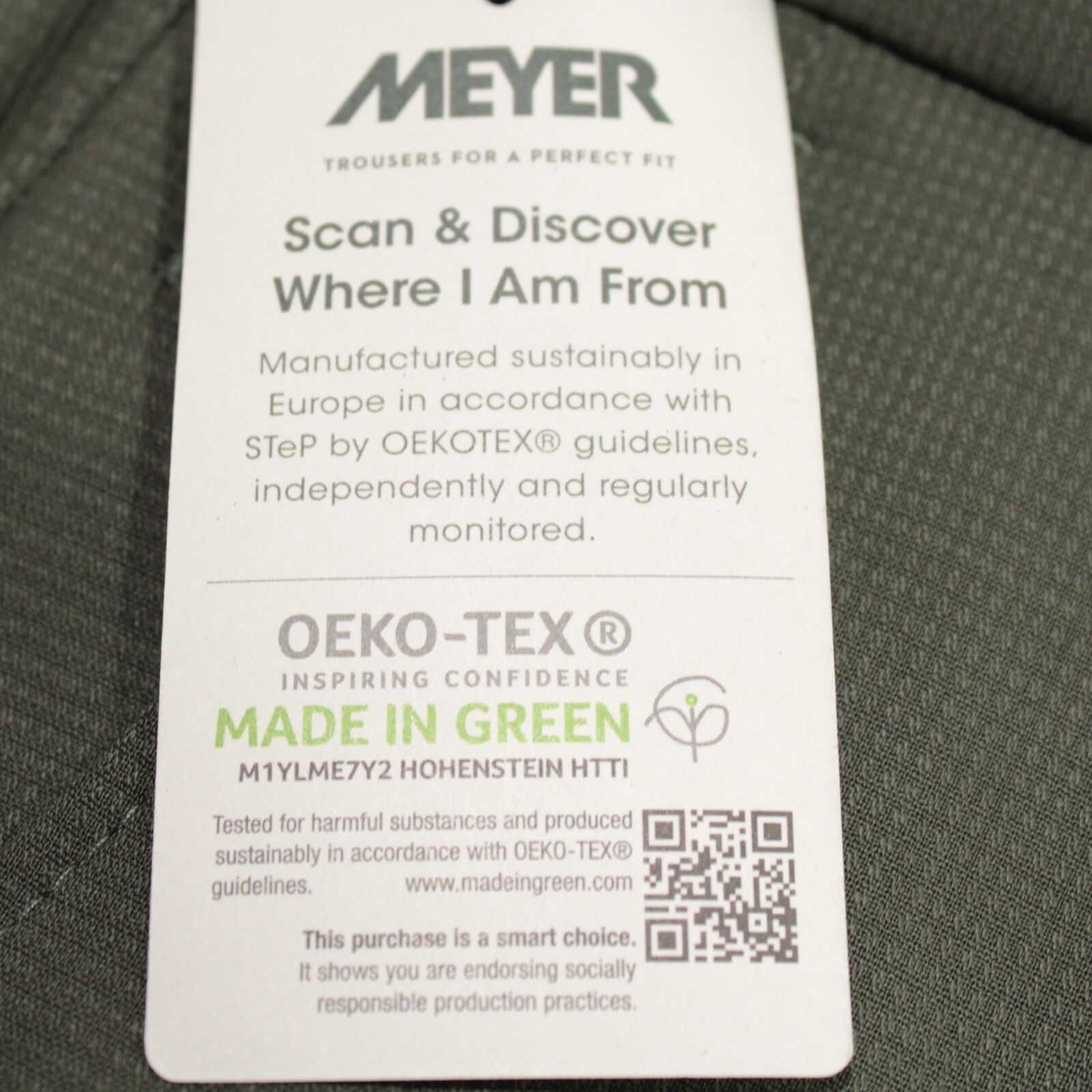 Other Meyer New with tags Dress Pants Size 34 US In Green Size US 34 / EU 50 - 7 Thumbnail