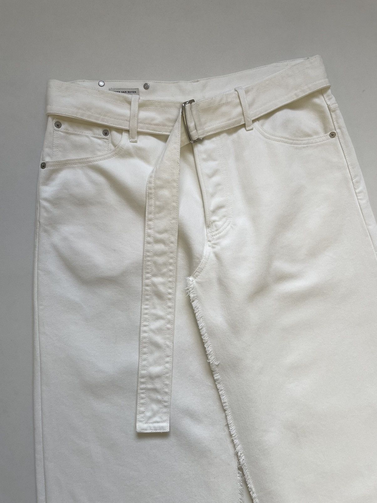 Dries Van Noten Wide Leg Double Layer ‘Skirt’ Denim Jeans Size US 32 / EU 48 - 8 Thumbnail