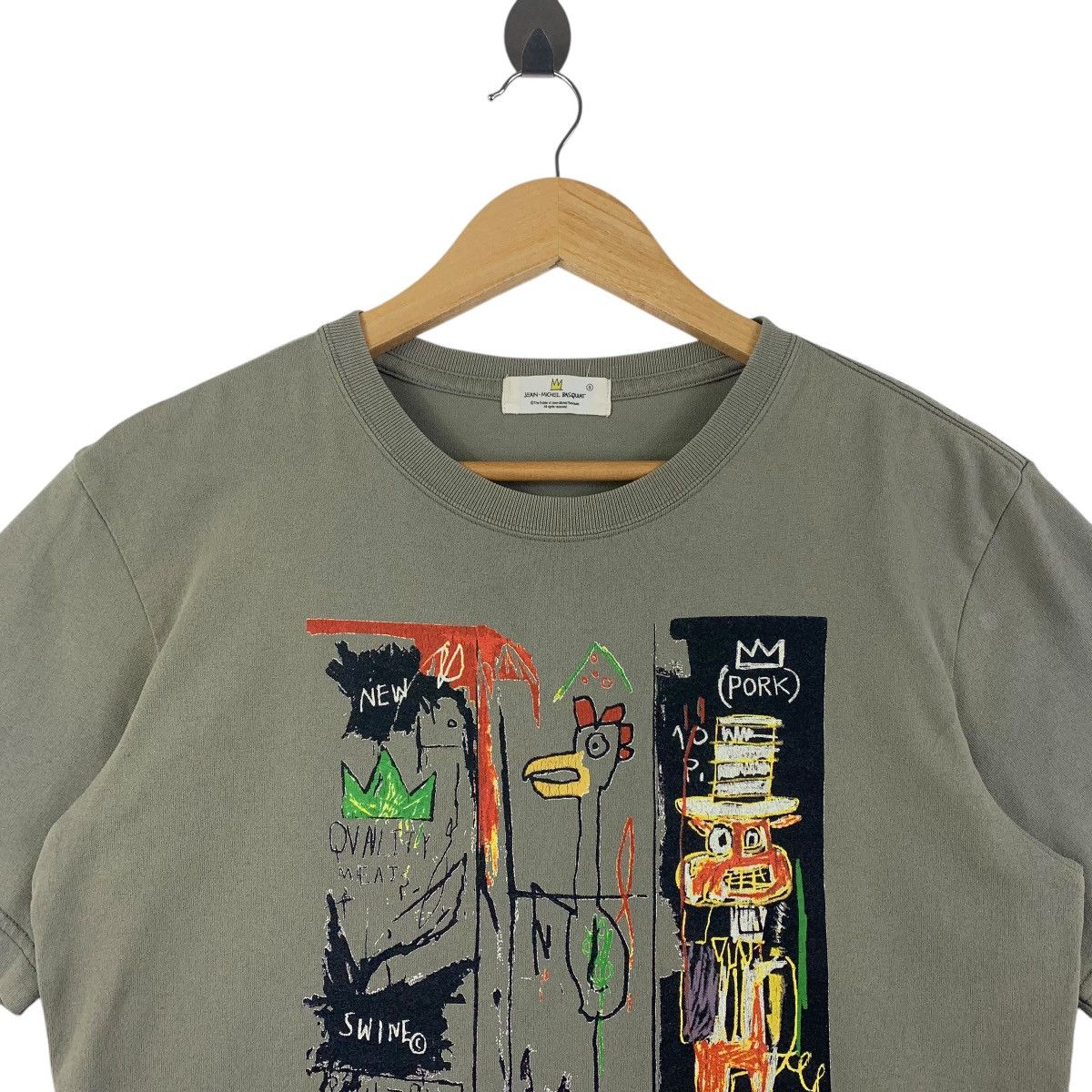 Japanese Brand × Jean-Michel Basquiat Vintage JEAN MICHEL BASQUIAT pop art tee shirt Size US S / EU 44-46 / 1 - 2 Thumbnail