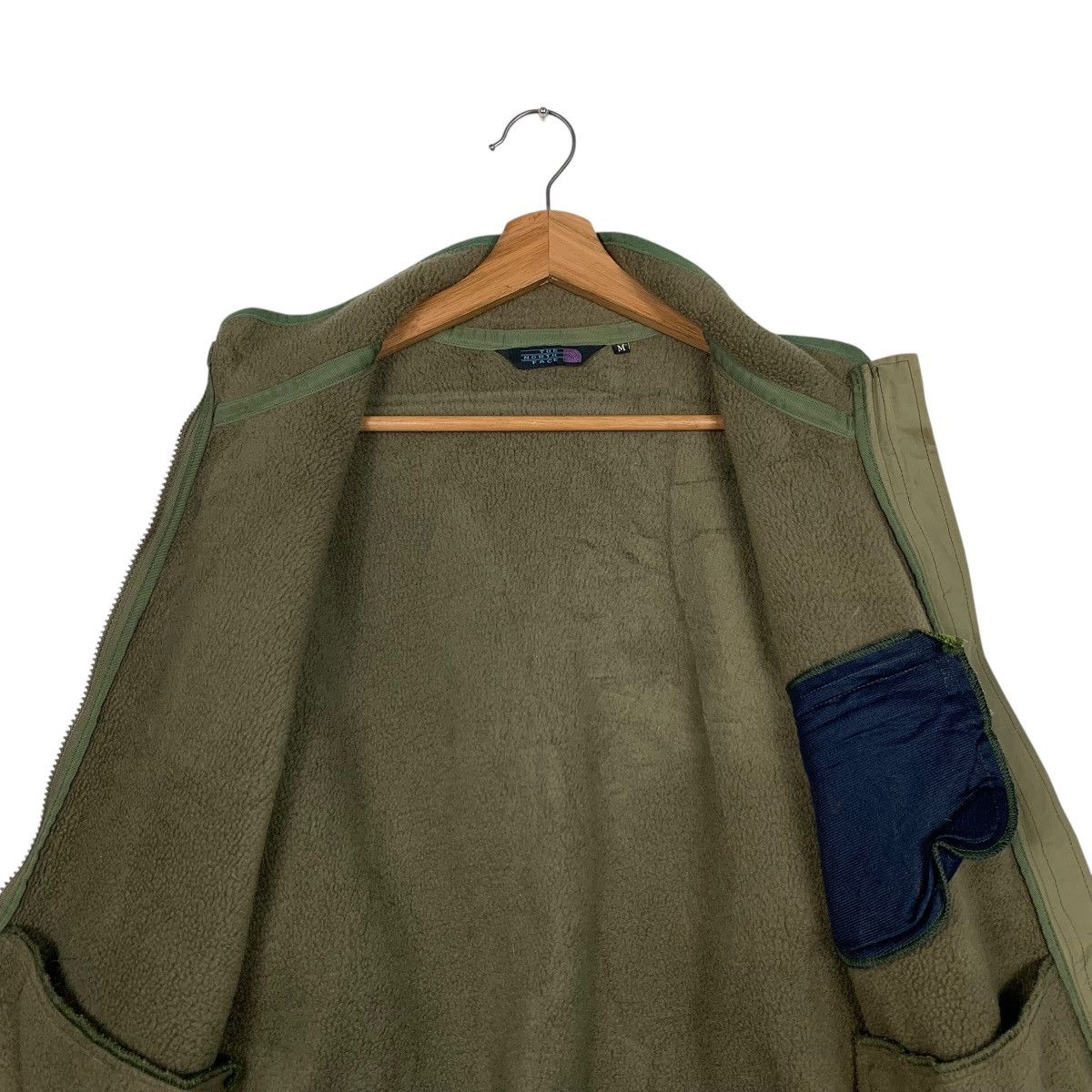The North Face THE NORTH FACE Embroidery Logo Green Fleece Jacket #1847-C80 Size US M / EU 48-50 / 2 - 12 Thumbnail