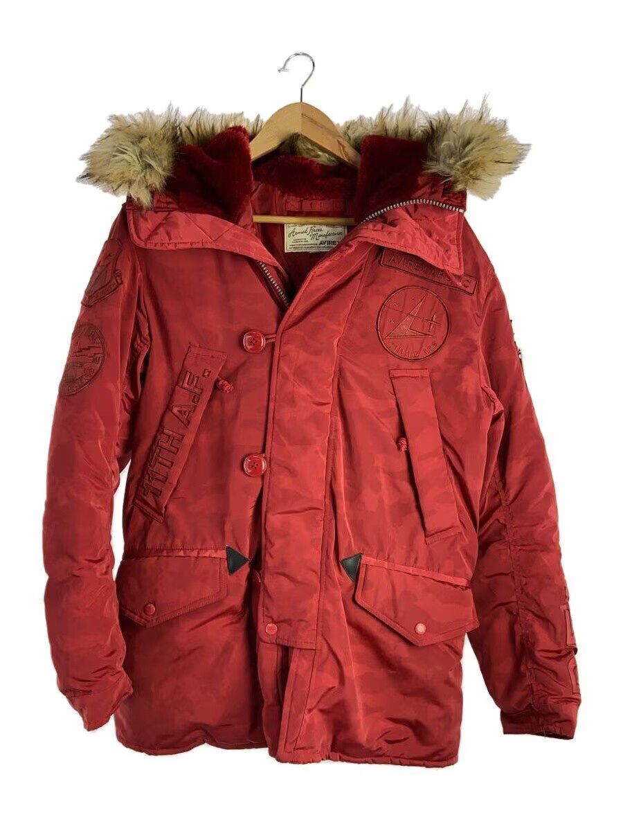 Avirex Avirex N-3 B Military Flight Nylon Jacket Red Camouflage Size US L / EU 52-54 / 3 - 1 Thumbnail
