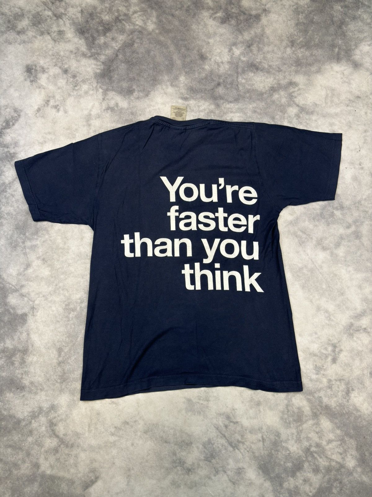 Nike × Vintage Nike Running Slow Sucks Vintage Shirt Grey Tag Tee Rare Size US S / EU 44-46 / 1 - 3 Thumbnail