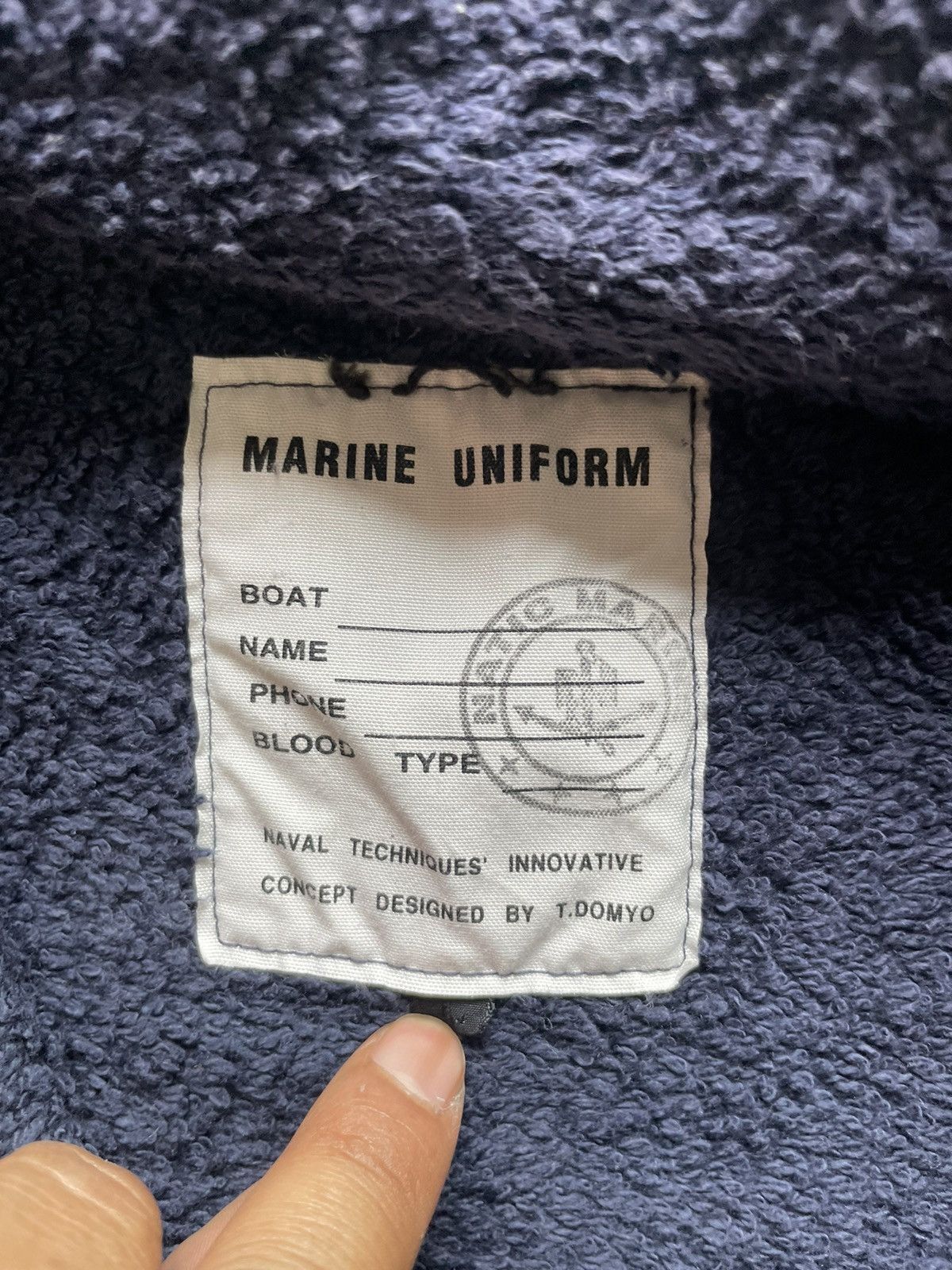 Japanese Brand Natic Marine Shawl USN Style Jacket Size US L / EU 52-54 / 3 - 10 Thumbnail