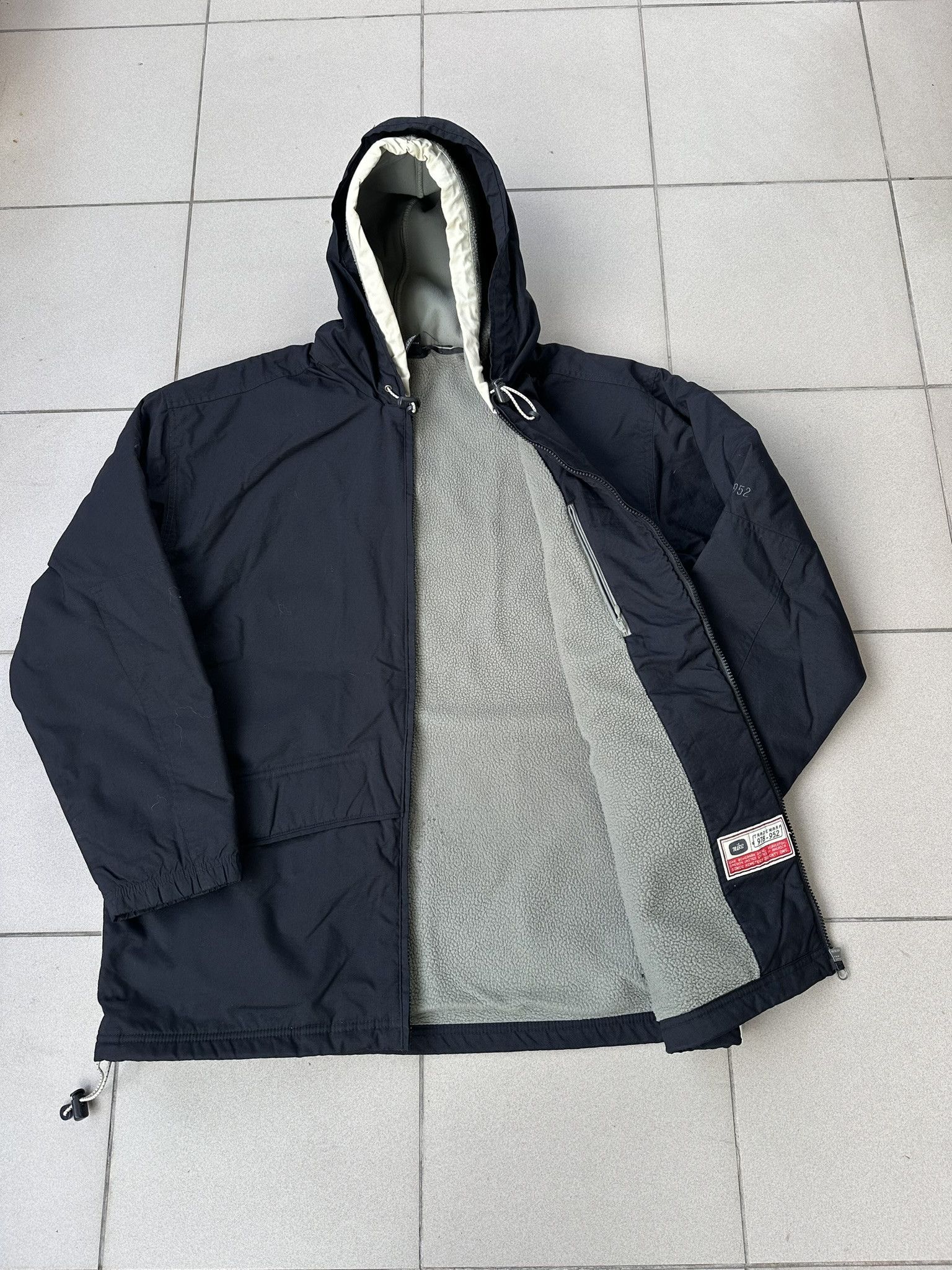 Nike × Vintage Vintage Nike windbreaker jacket fleece 90s y2k Size US L / EU 52-54 / 3 - 6 Thumbnail