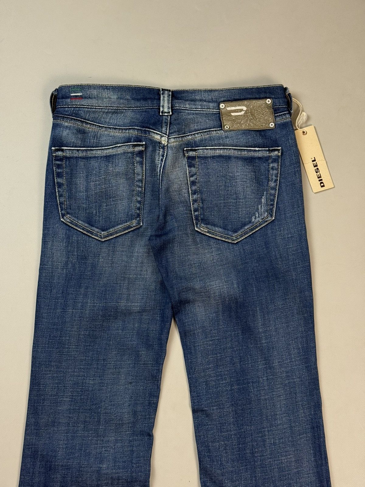 Diesel BNWT! Diesel Doozy Low Rise Wide Leg Y2K Denim Jeans Pants Size 26" / US 2 / IT 38 - 23 Thumbnail