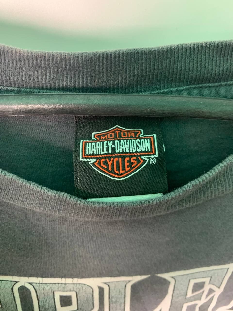 Harley Davidson Vintage racing streetwear sportswear Harley Davidson T-shirt Size US XL / EU 56 / 4 - 2 Thumbnail