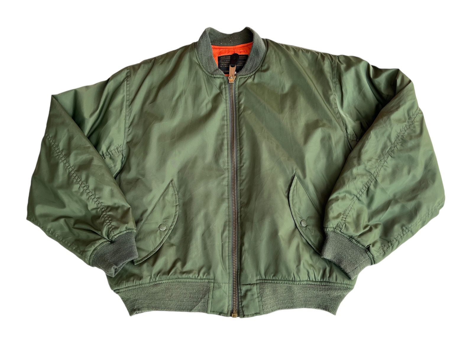 Vintage Vtg Bomber Jacket Flayer Mens Size US L / EU 52-54 / 3 - 1 Thumbnail