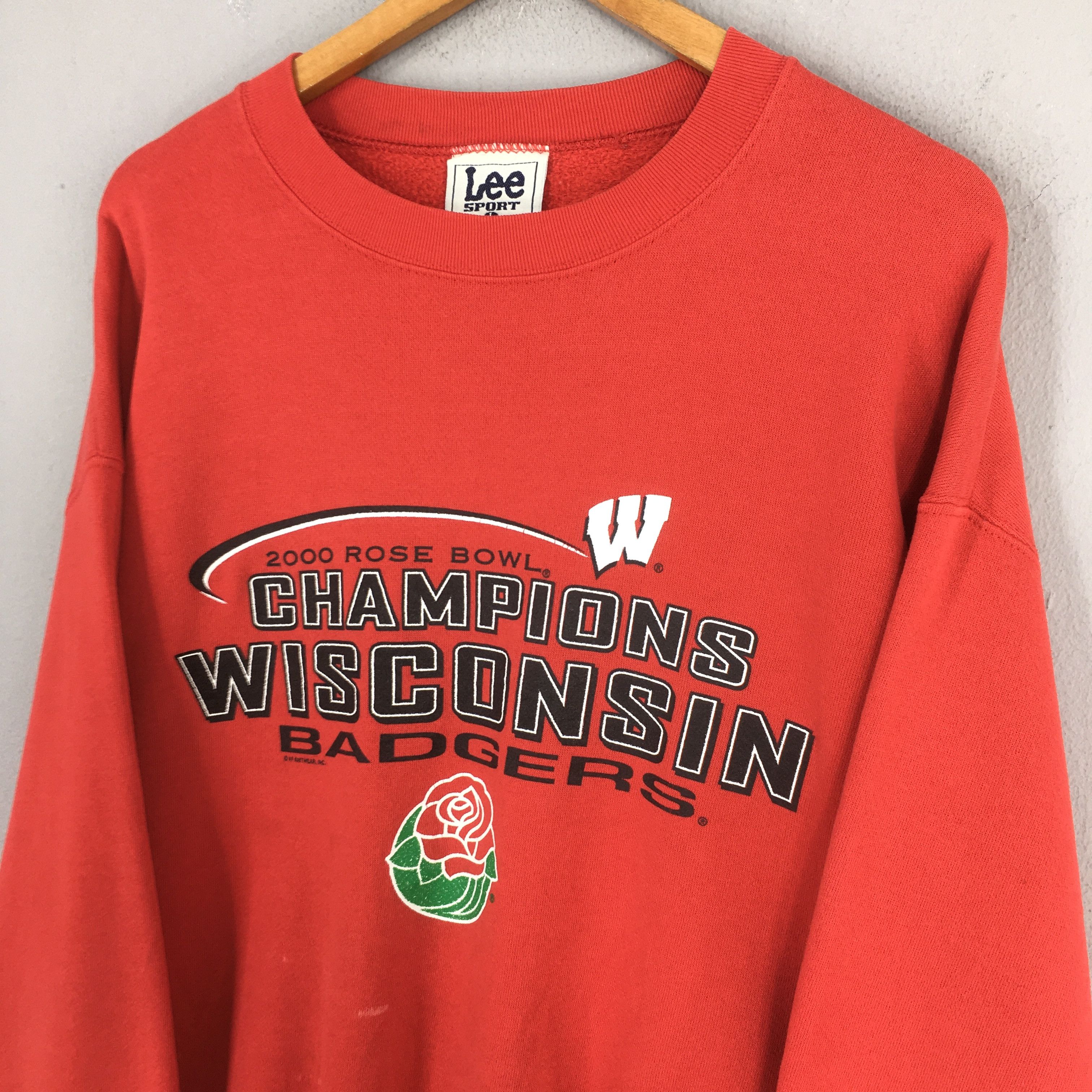 NCAA Vintage Wisconsin Badgers NCAA Sweatshirt Large Size US L / EU 52-54 / 3 - 3 Thumbnail