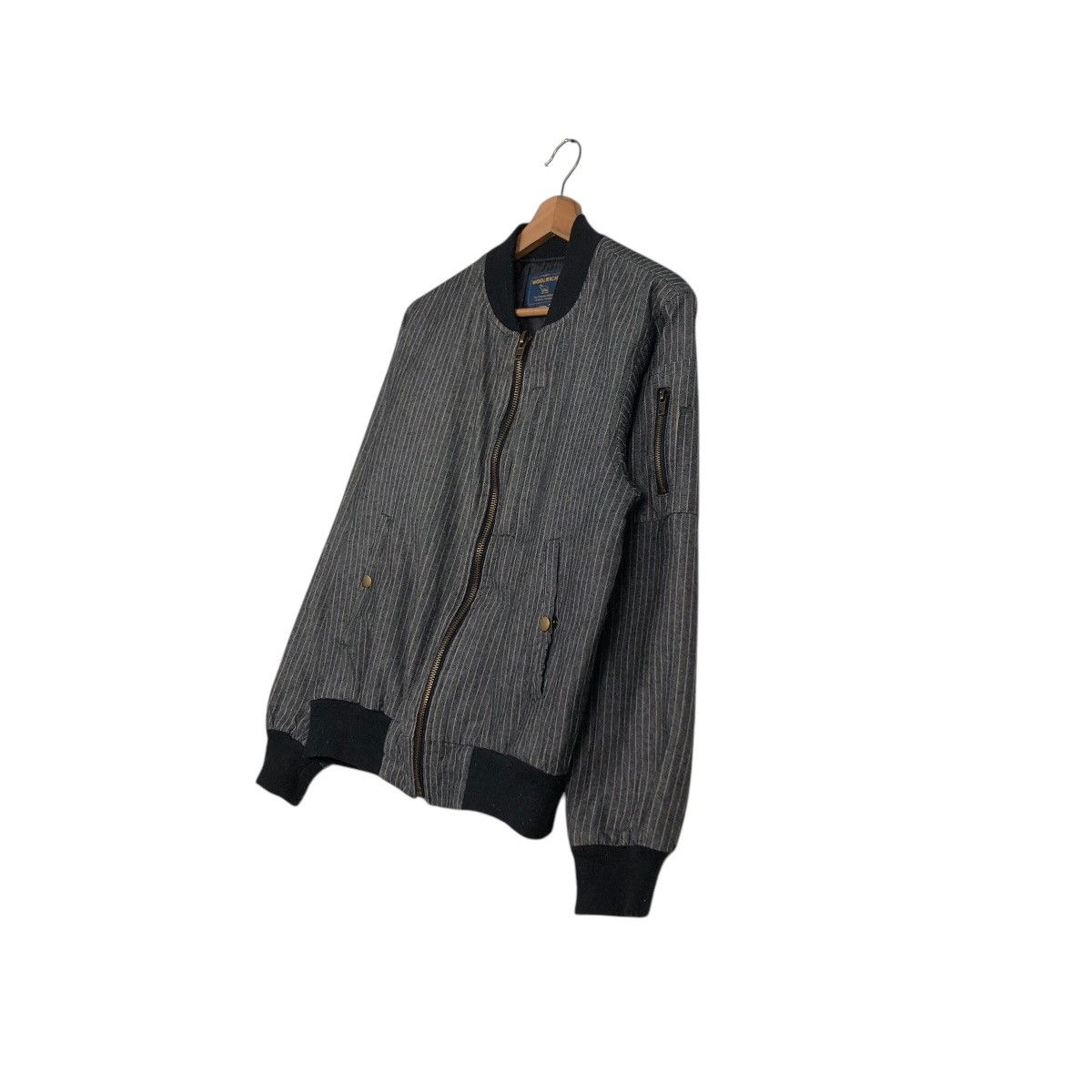 Japanese Brand 📌Vintage Hickory Chore Bomber Jacket Woolrich Issey Miyake Size US M / EU 48-50 / 2 - 3 Thumbnail