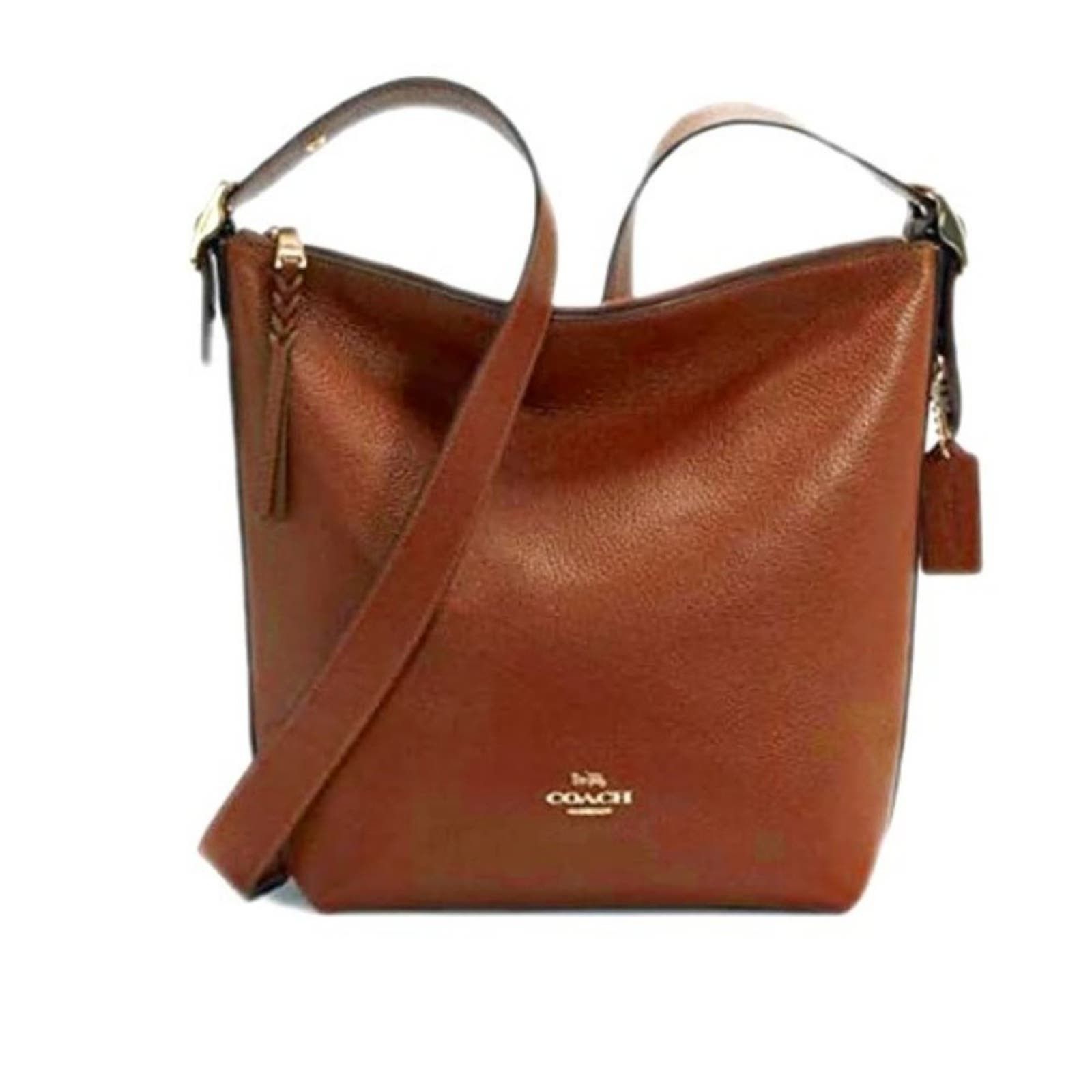 image of Coach Val Duffle In Signature Canvas (Redwood) Os For Woman in Brown, Women's