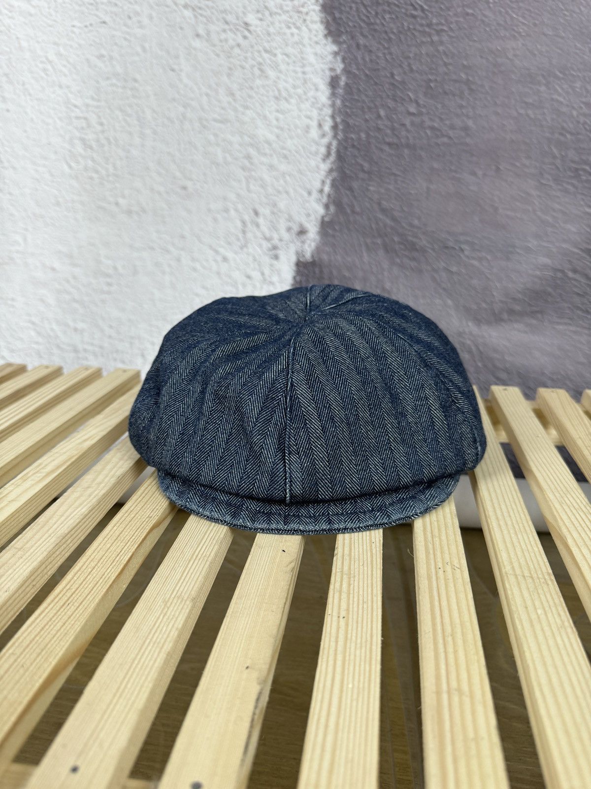 Japanese Brand Milsa Second Femmes Chamantes newsboy baker’s hat denim Size ONE SIZE - 1 Thumbnail