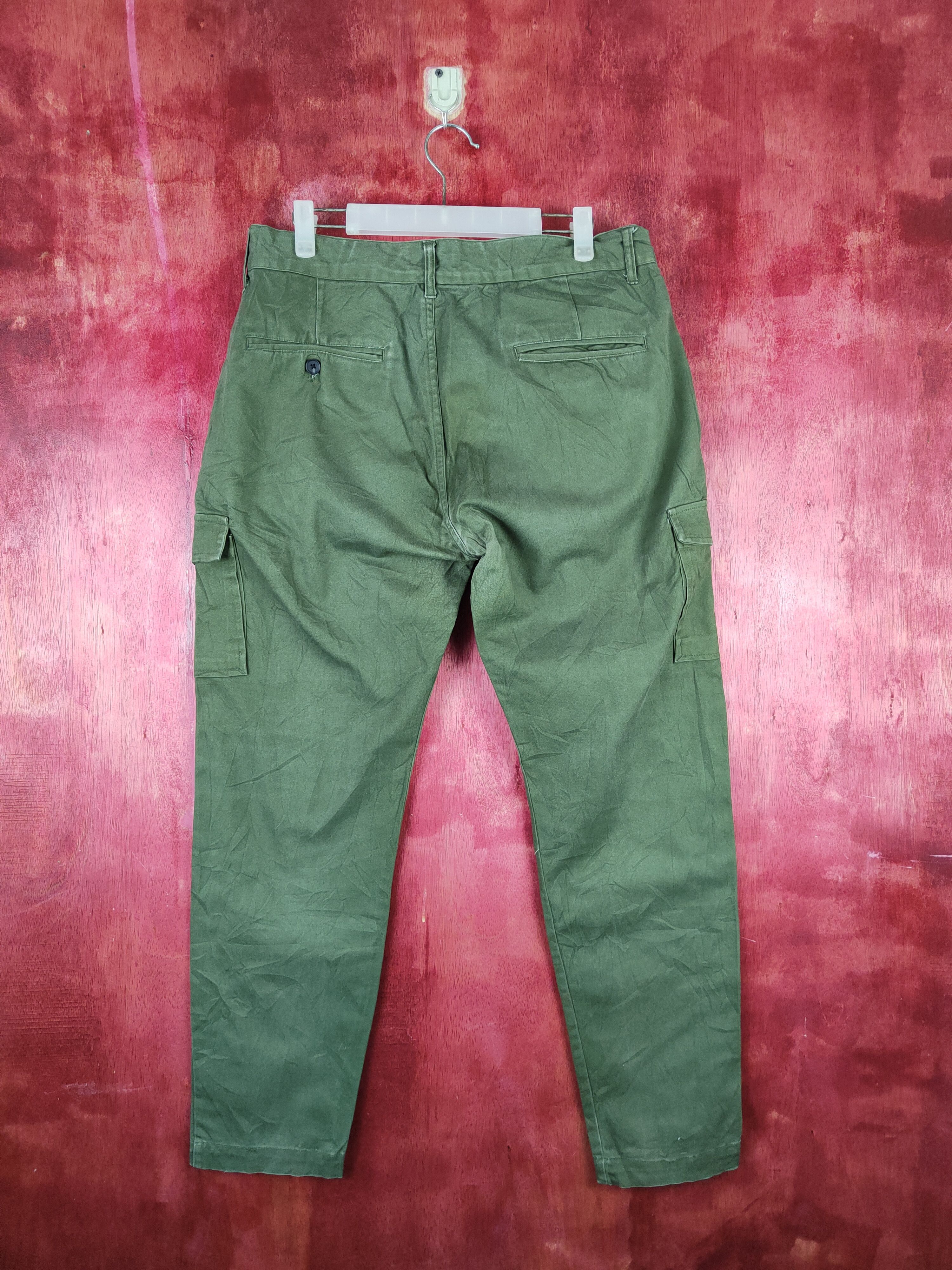 Japanese Brand Improves Army Green Multipocket Tactical Cargo Pants #S1288 Size US 33 - 7 Thumbnail