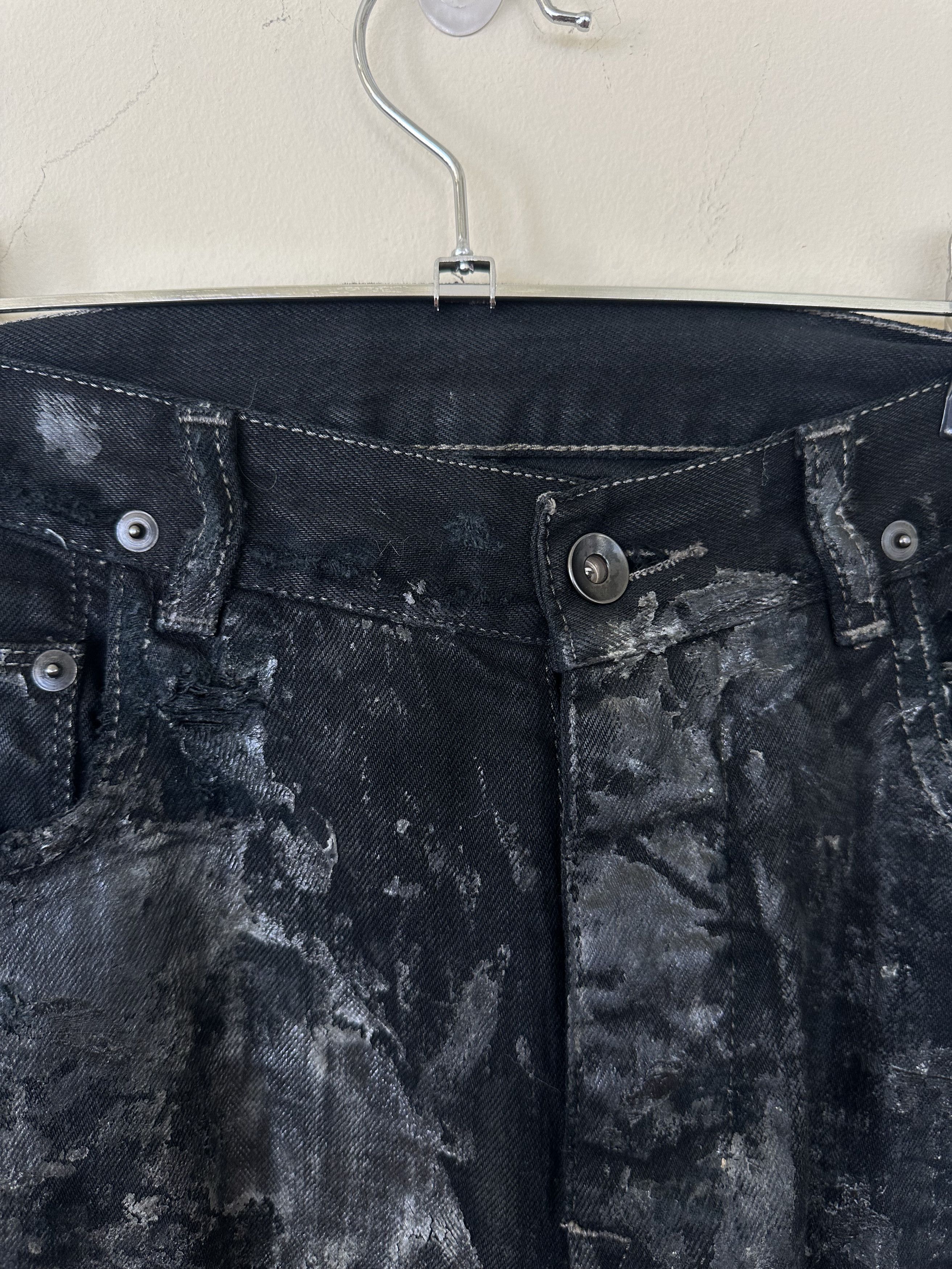 Rick Owens Rick Owens Waxed Detroit Cut Denim Size US 30 / EU 46 - 5 Thumbnail