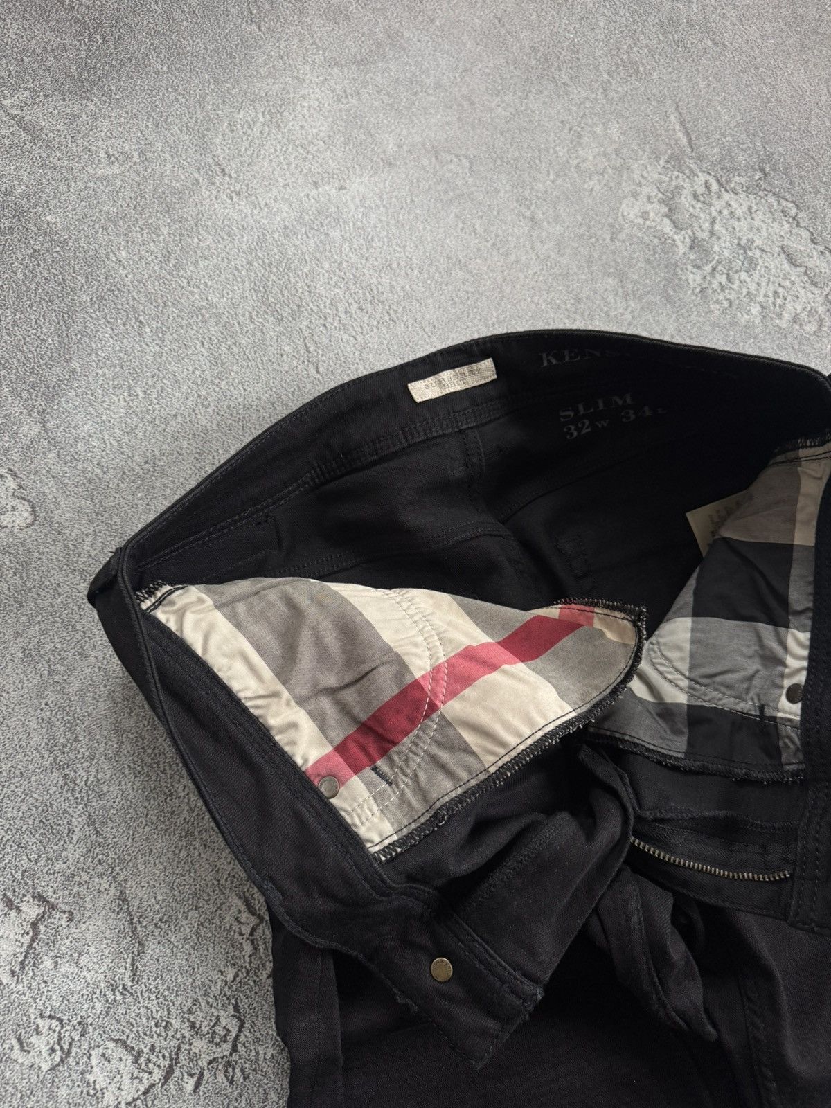 Burberry Burberry Brit Kensington Slim Fit Jeans W32 L34 Check Skinny Size US 32 / EU 48 - 7 Thumbnail