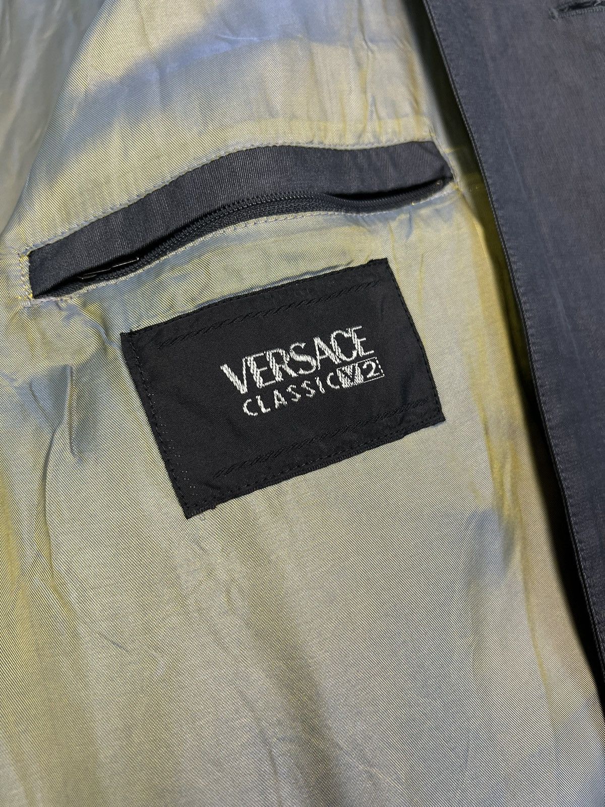 Versace Vintage Versace V2 Trench Coat Size M - L 50 Size US M / EU 48-50 / 2 - 9 Thumbnail